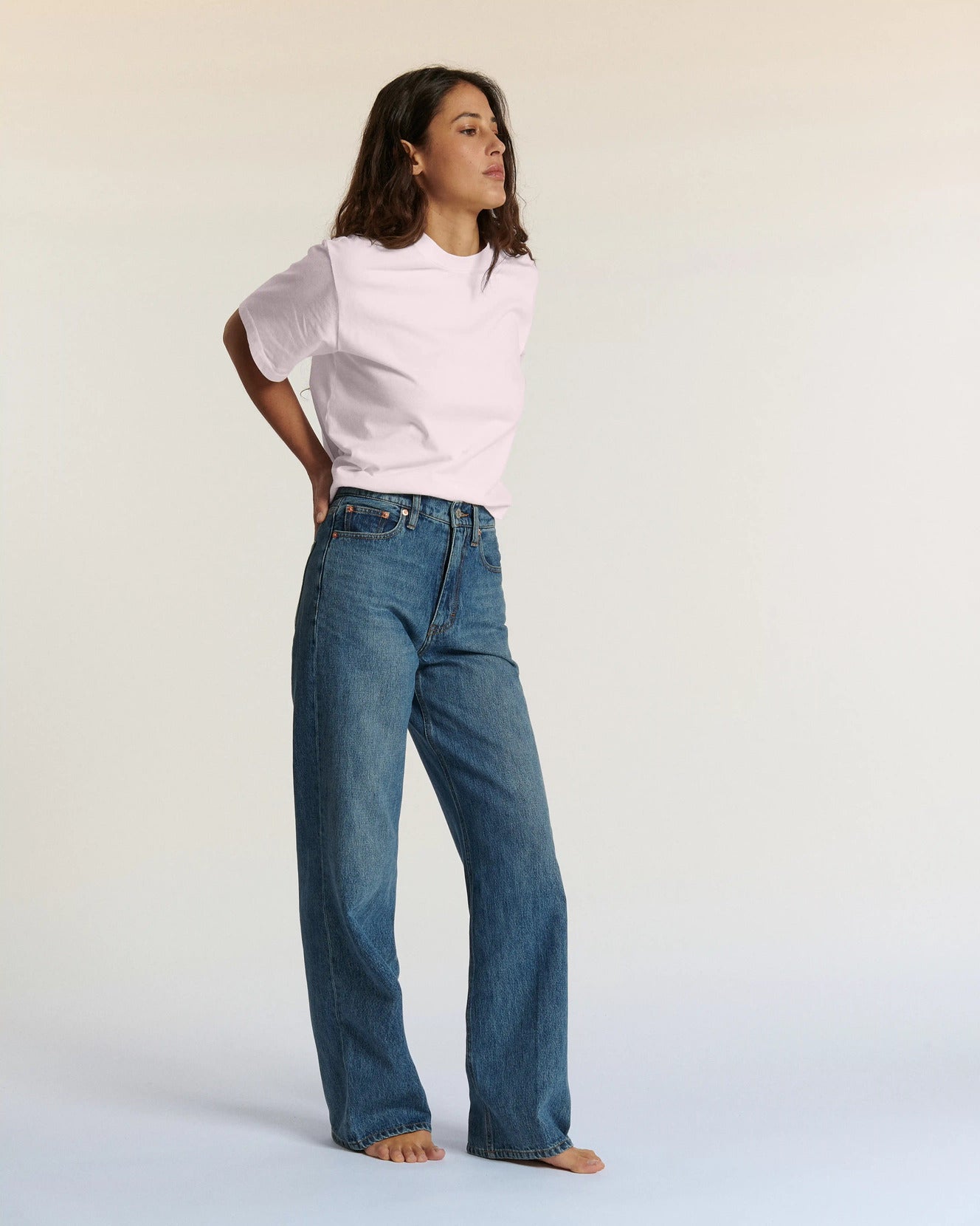 Labdip Carson Candy t-shirt droit coton rose