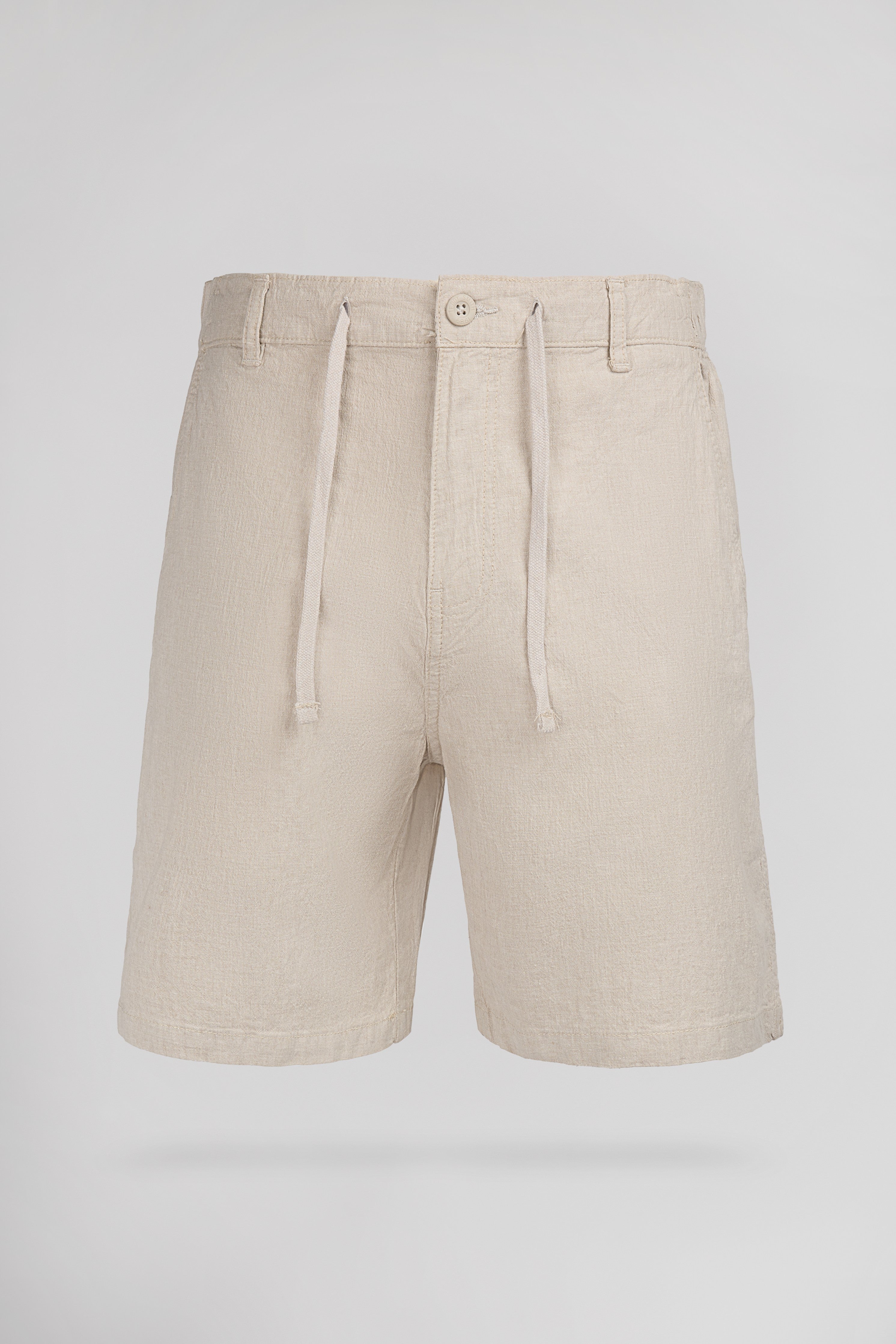 Teddy Smith S-Linen short chino beige lin coton