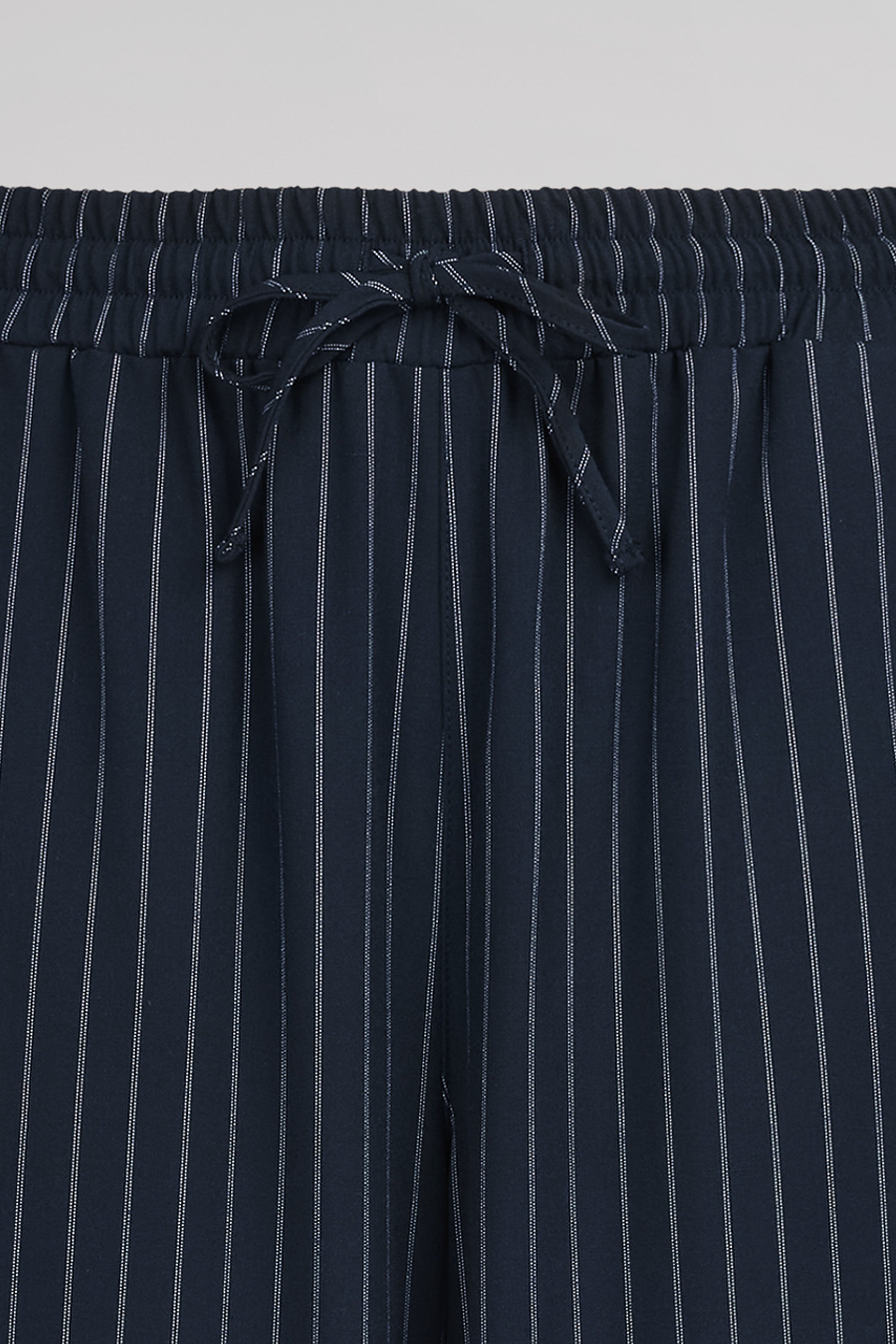 Teddy Smith P-Teny pantalon femme Total Navy rayé fluide