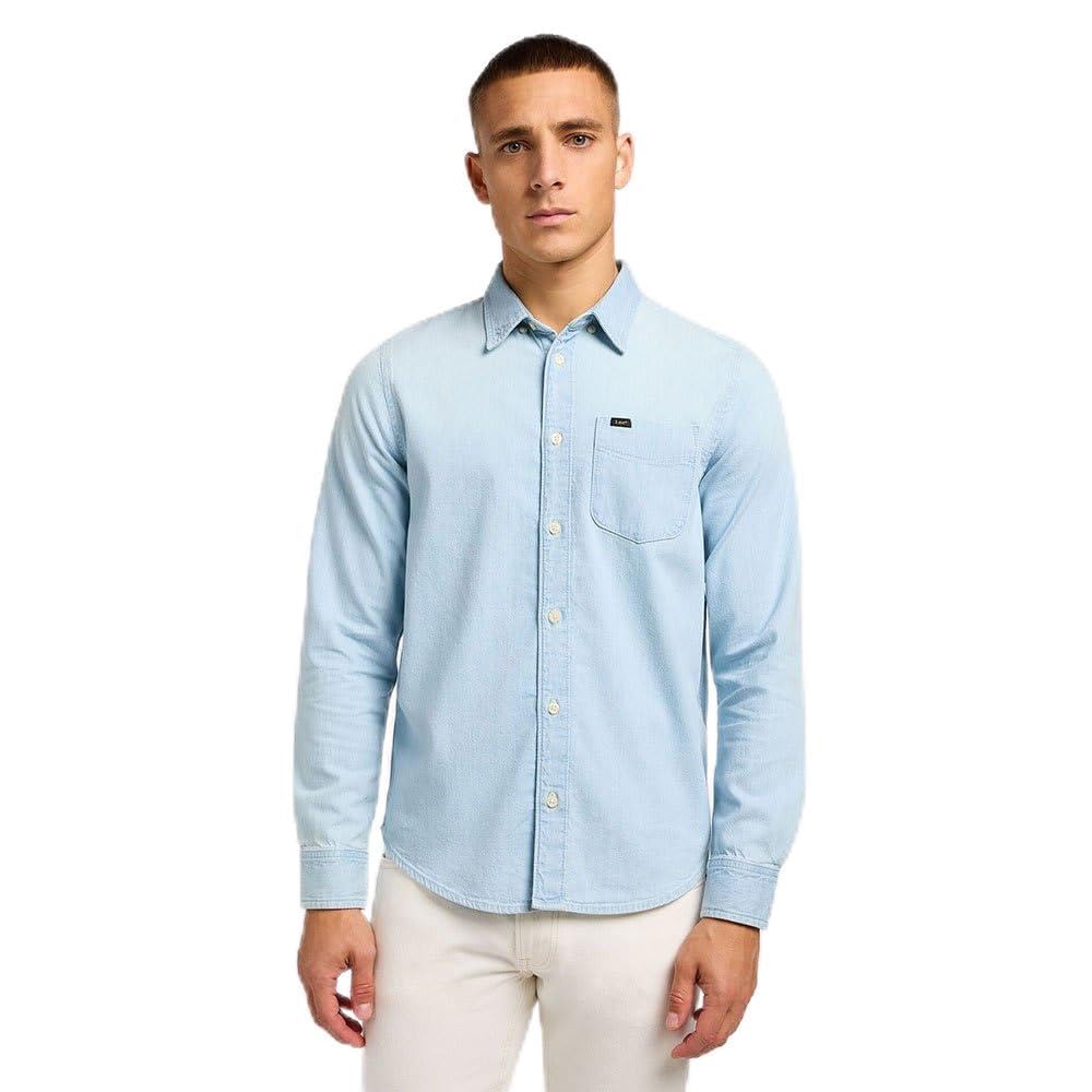 Lee t-shirt homme col boutonné Atlantic coton