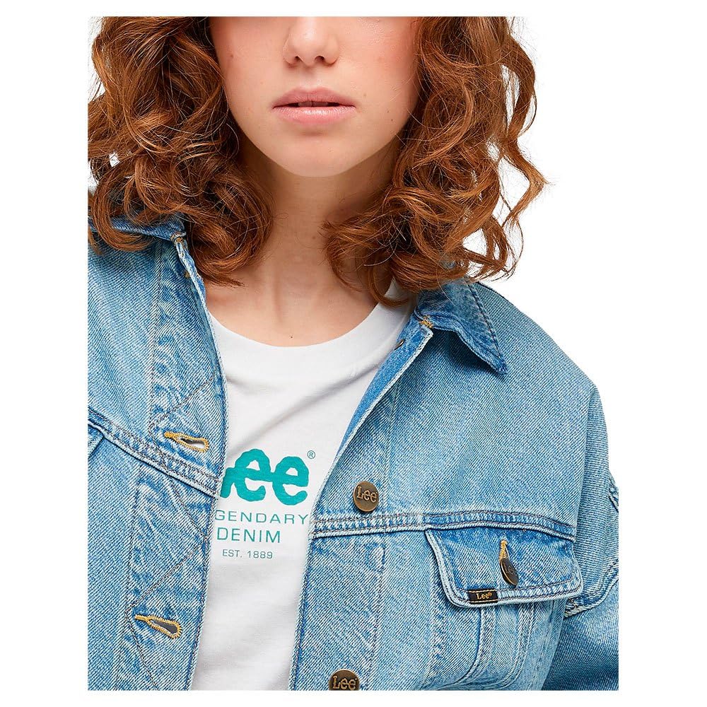 Lee Batwing Rider veste jean femme denim XS