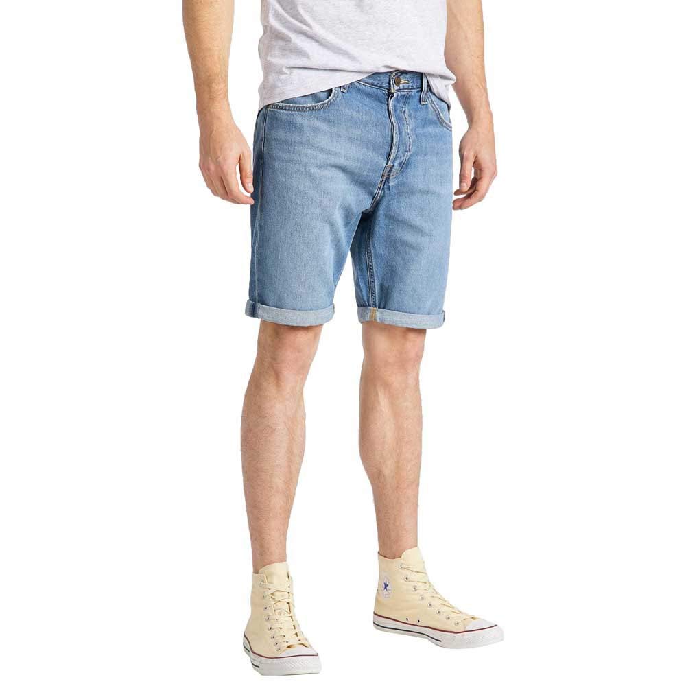 Lee L73 short homme en denim délavé