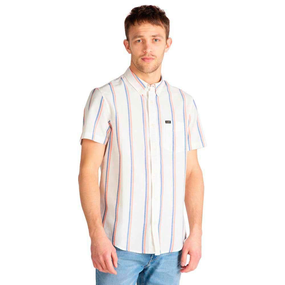 Lee Button Down t-shirt homme Monaco bleu marine