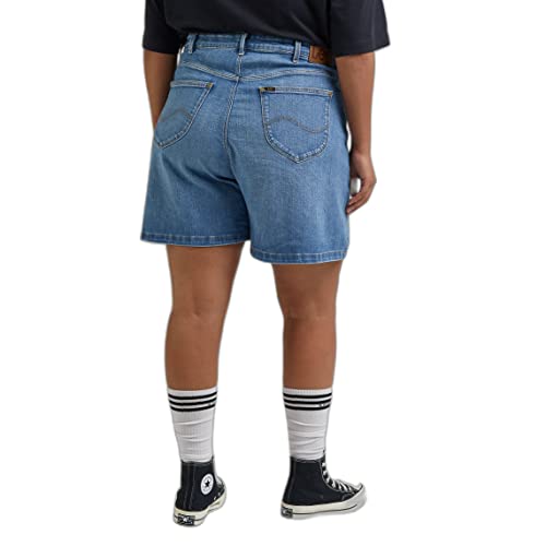 Lee Long Plus short femme 36 bleu moyen extensible
