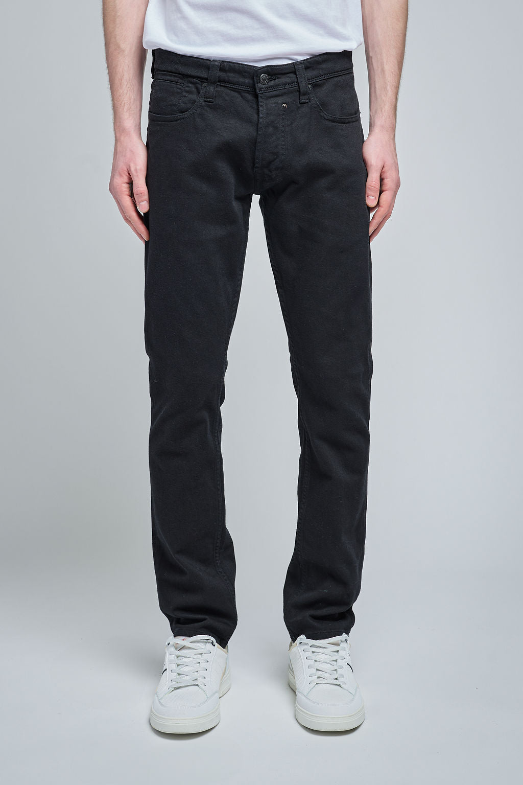 Teddy Smith Reg L32 jean droit noir coton