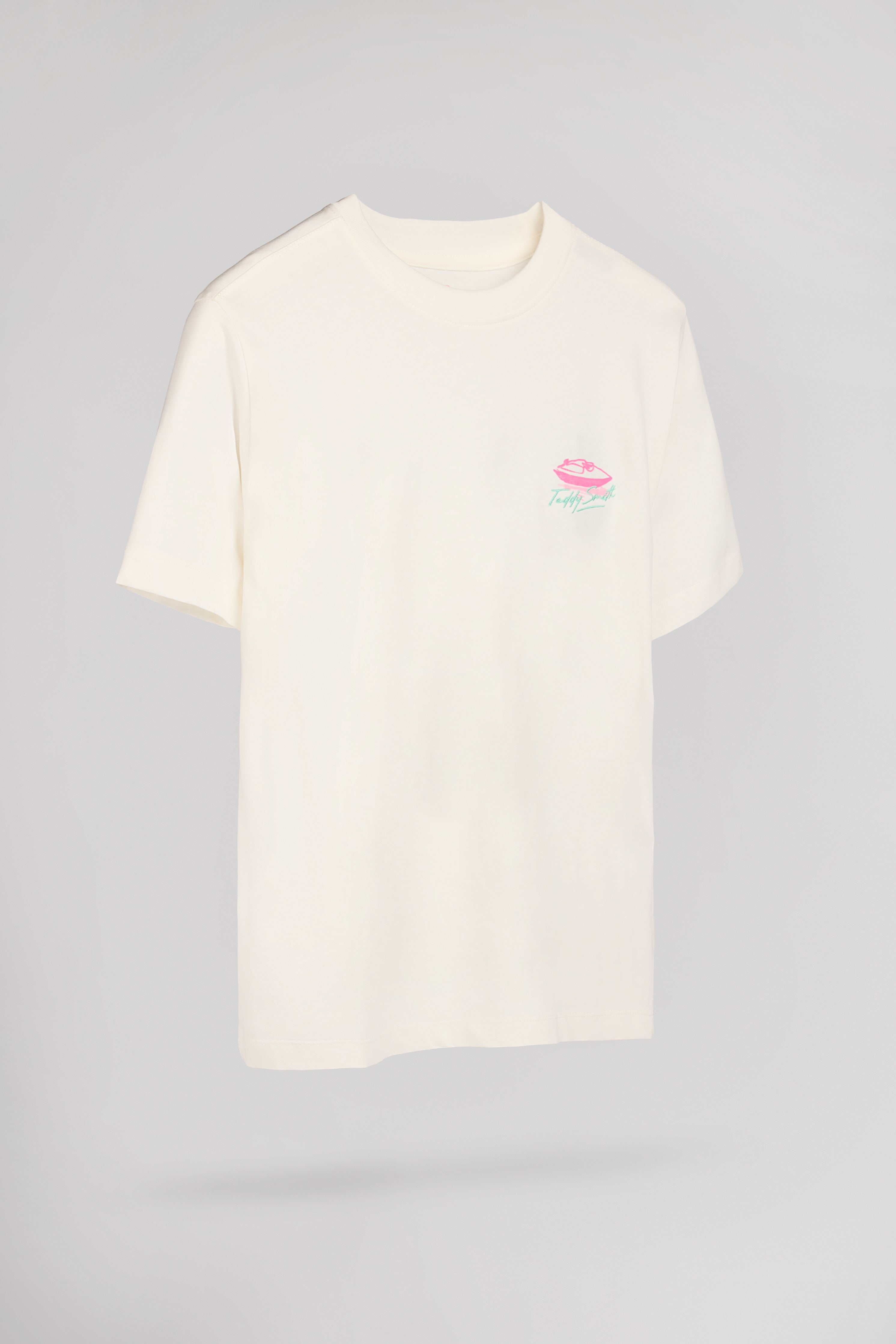 Teddy Smith T-Anabelle MC Jr t-shirt fille blanc coton
