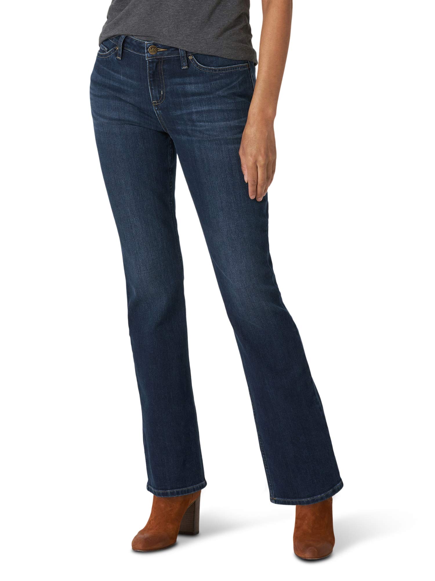 Lee Super High Scarlett Jean Femme Noir Taille Haute