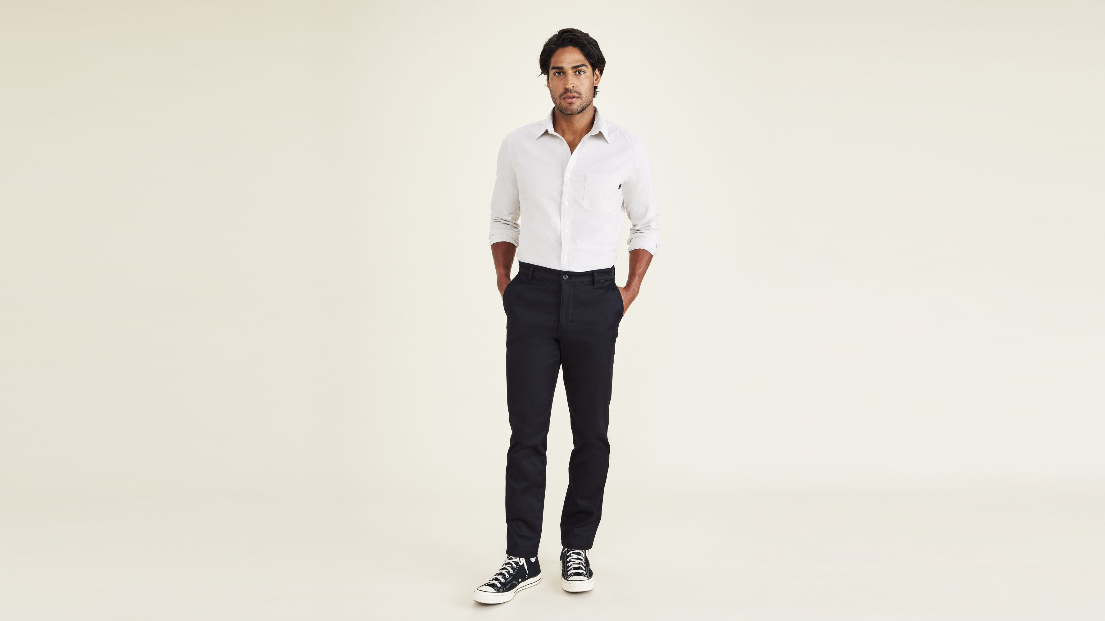 Dockers Original Slim Fit pantalon chino noir coton stretch
