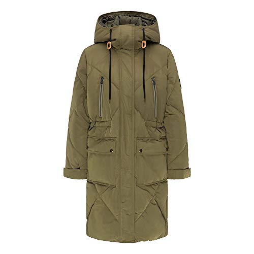 Lee Elongated Puffer veste femme noir longue