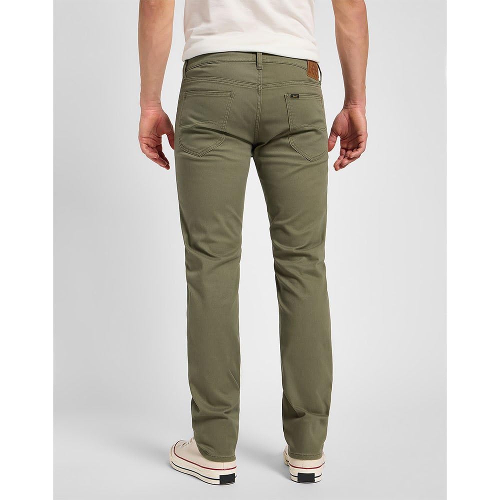 Lee Daren Zip Fly jean homme droit vert taille basse