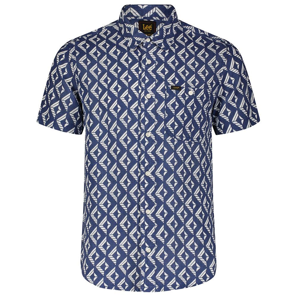 Lee Leesure chemise homme manches courtes rayé coton