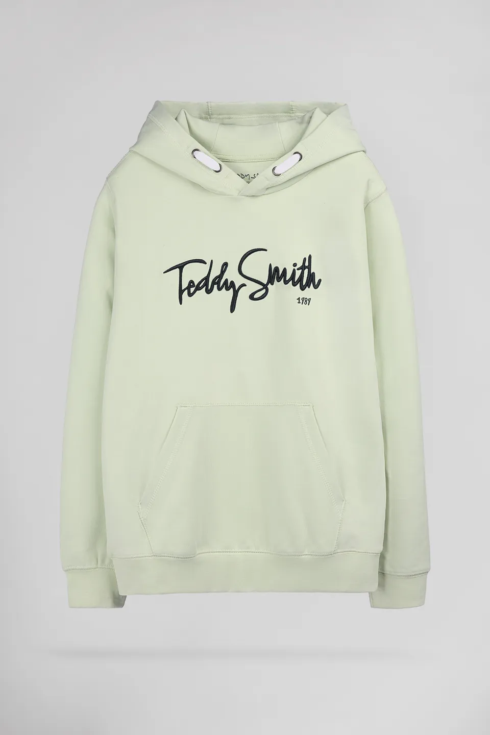 Teddy Smith S-Evry Hoody JR sweat capuche vert nacre garcon