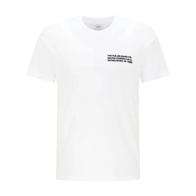 Lee Logo Tonal t-shirt homme blanc