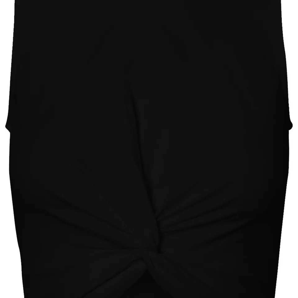 Noisy May crop top sans manches nœud coton