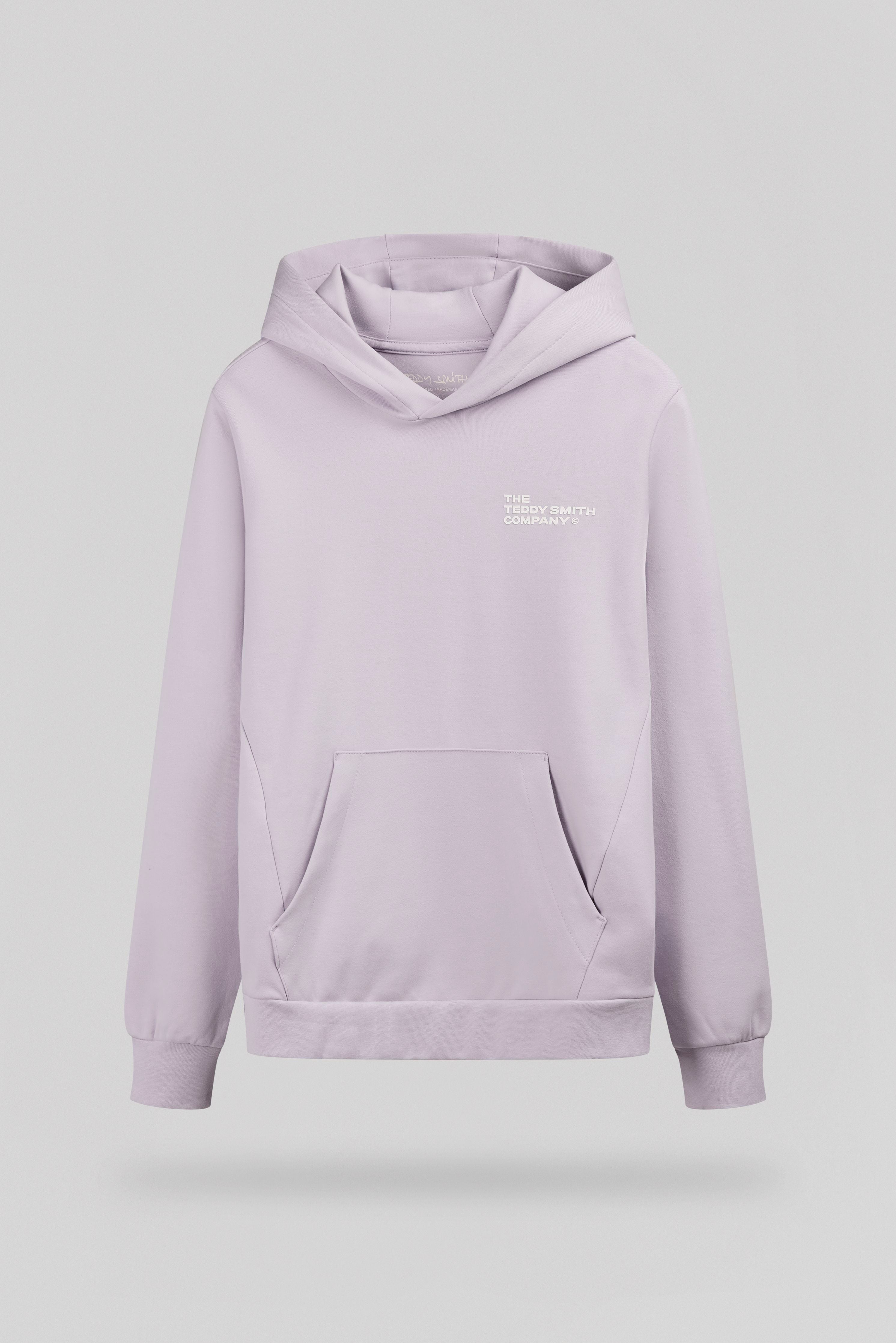 Teddy Smith Company sweat capuche lavande garçon