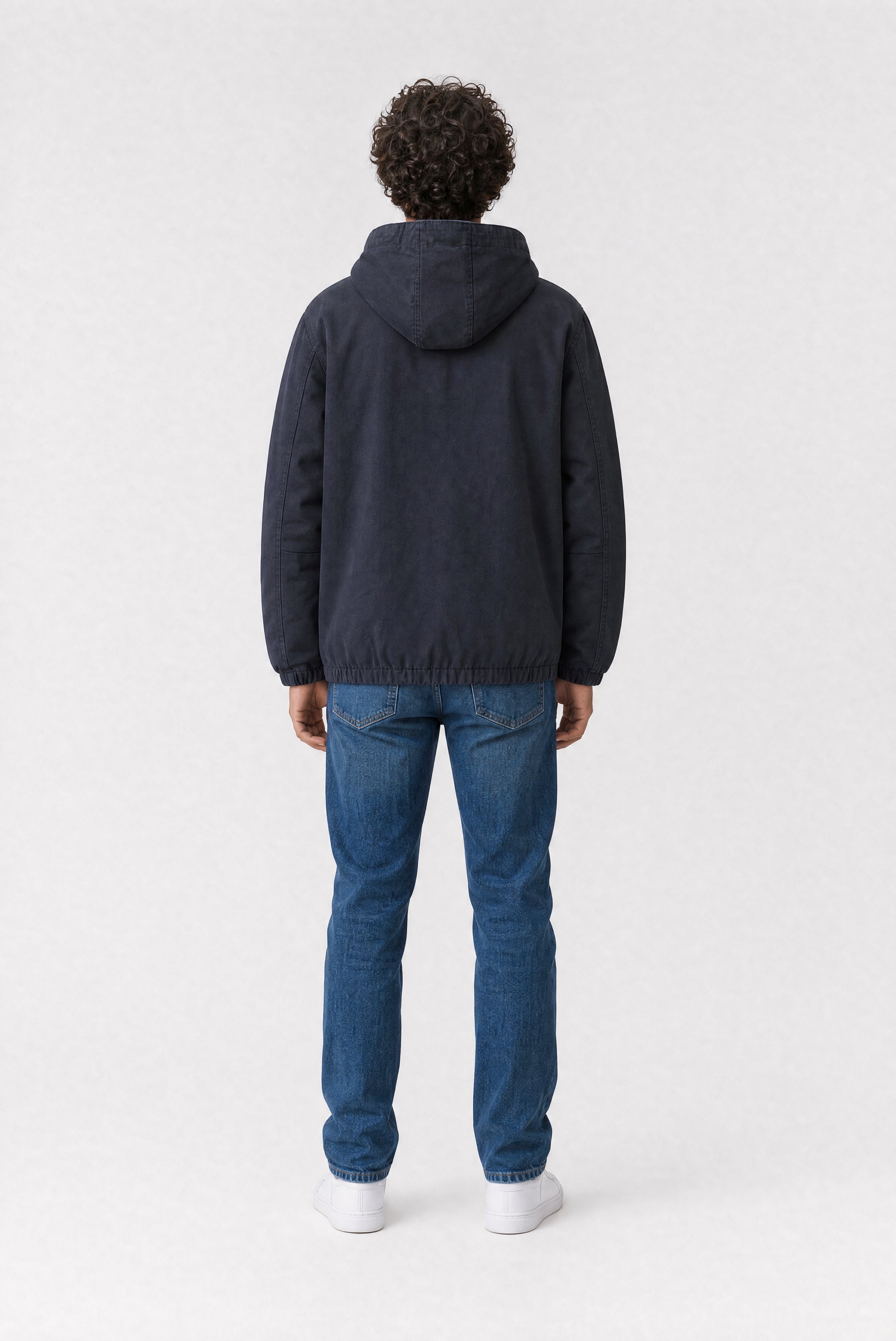 Teddy Smith B-Quentin JR Dark Navy blouson garçon sherpa