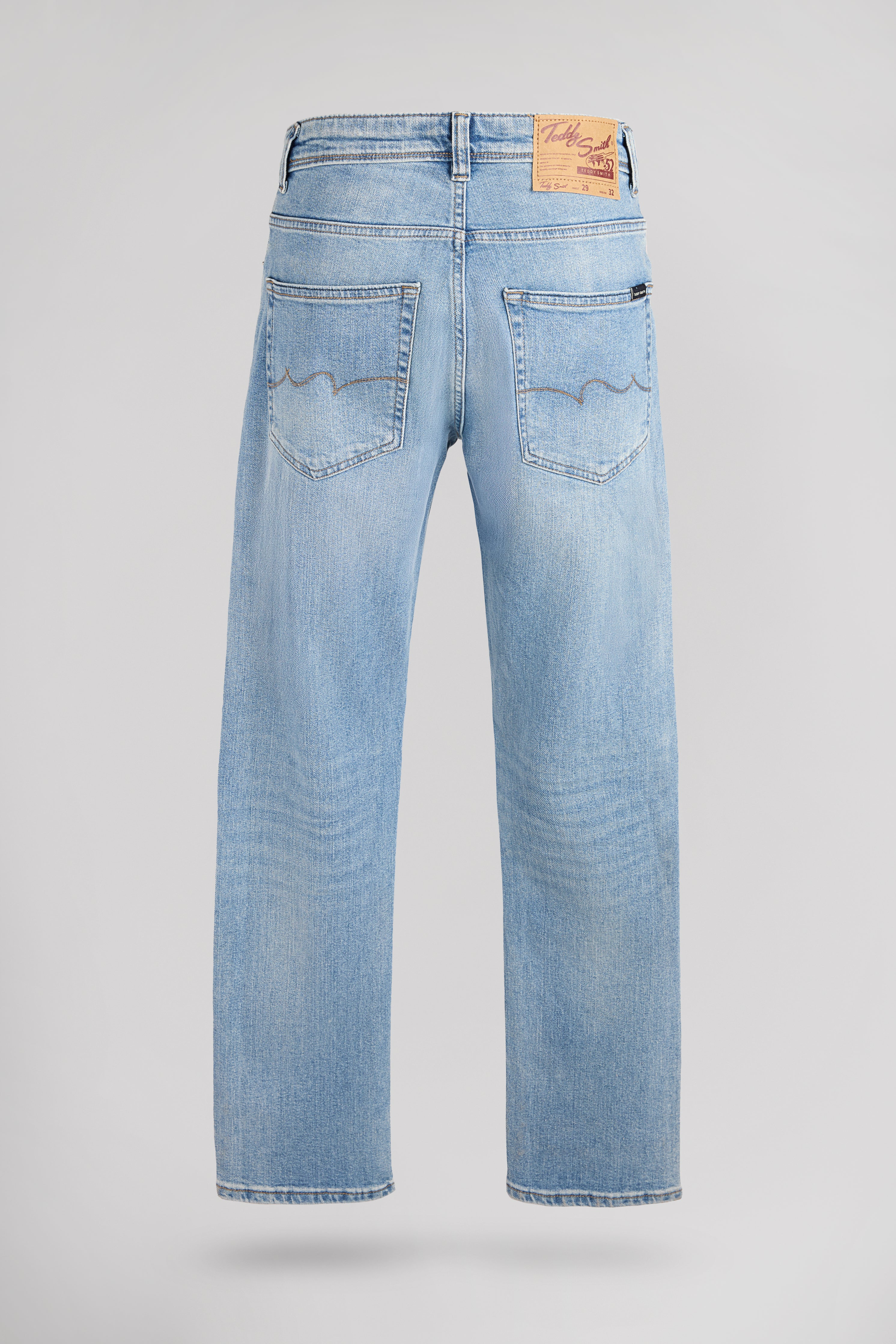 Teddy Smith REG jean droit homme indigo clair L32