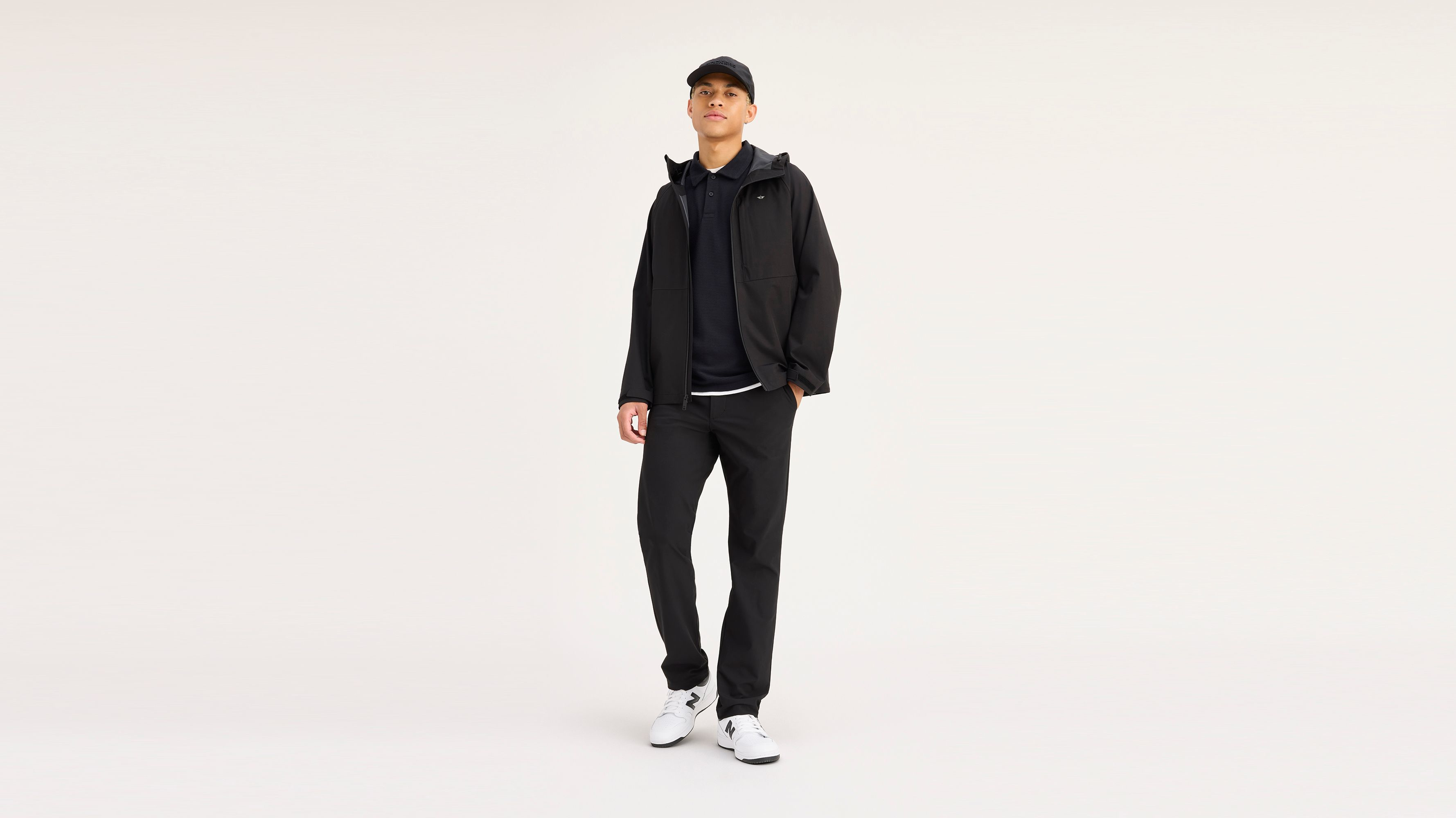 Dockers Go Airweave Chino Slim Homme Noir Respirant