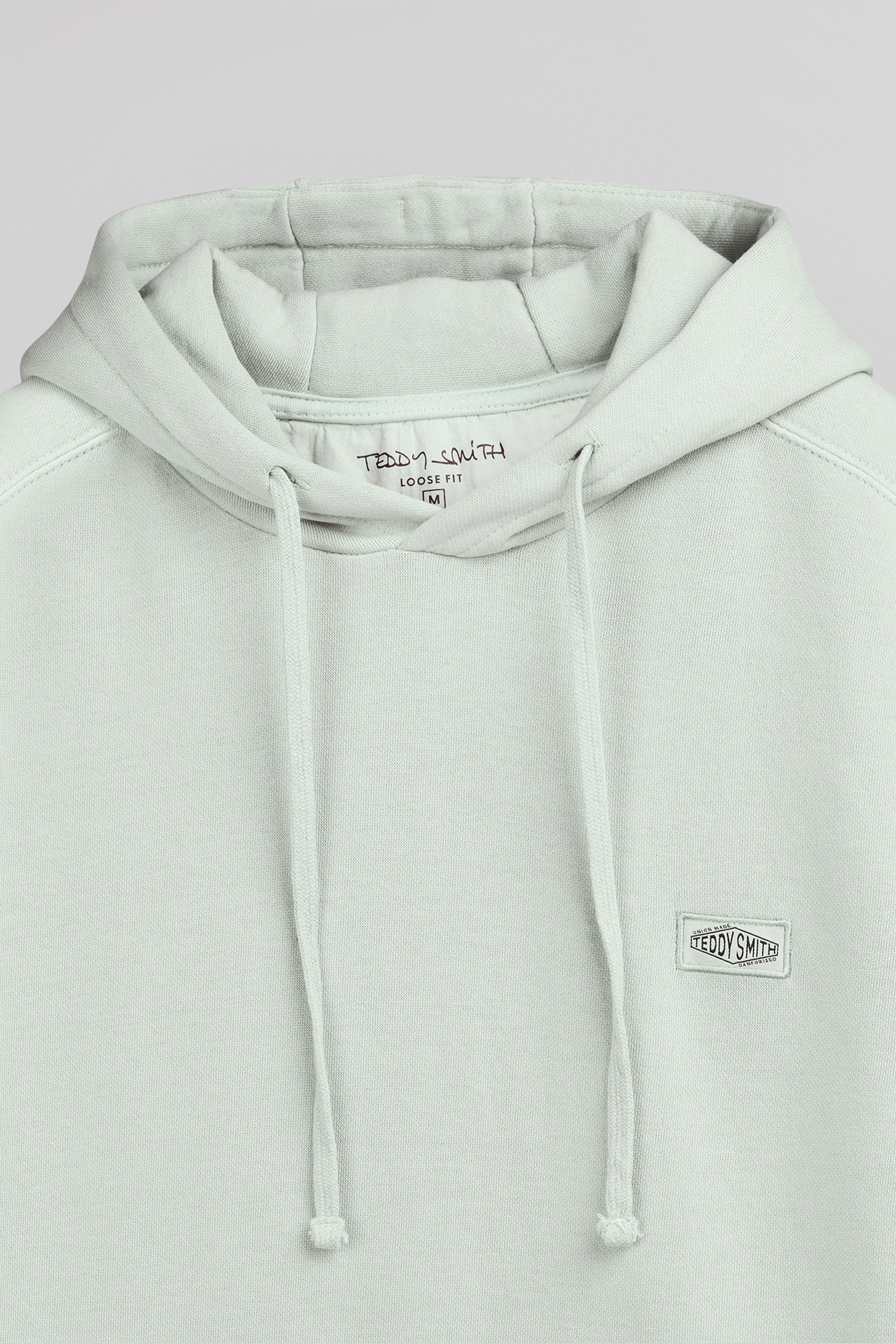 Teddy Smith S-Nateo Hoody sweat capuche vert sauge homme ample