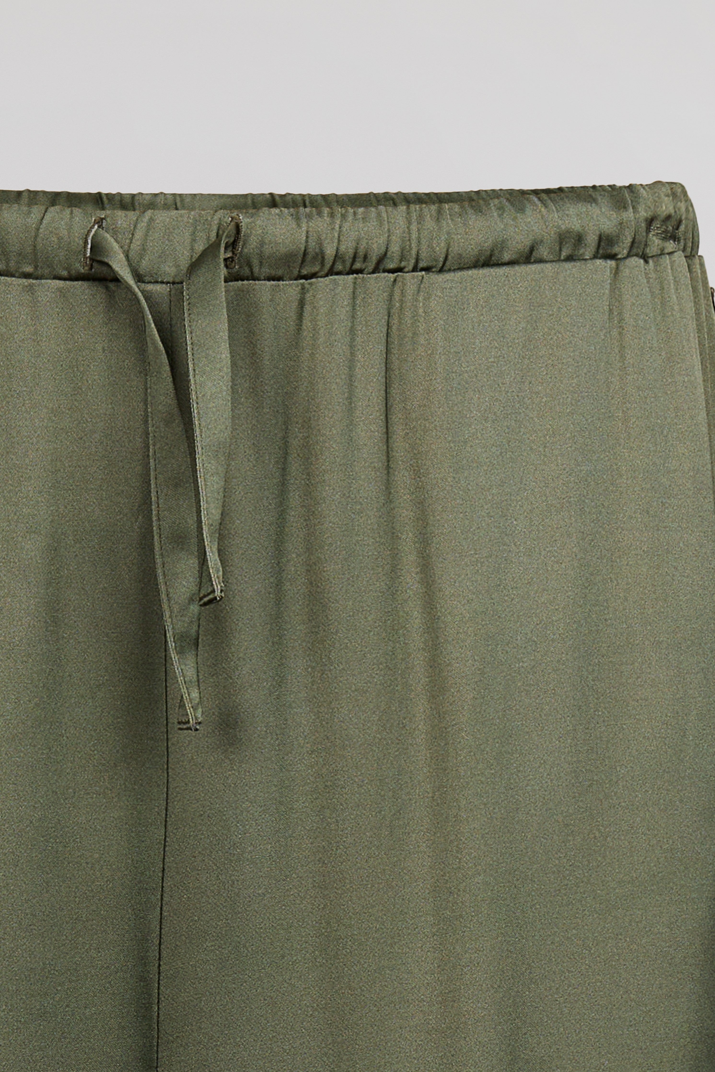 Teddy Smith P-Leonie pantalon fluide kaki satiné