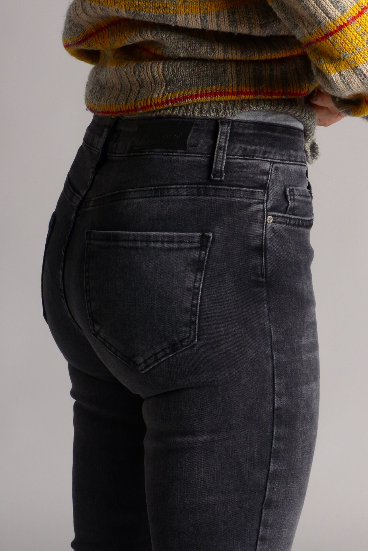 AA Spontané Slim jean slim noir délavé stretch confort