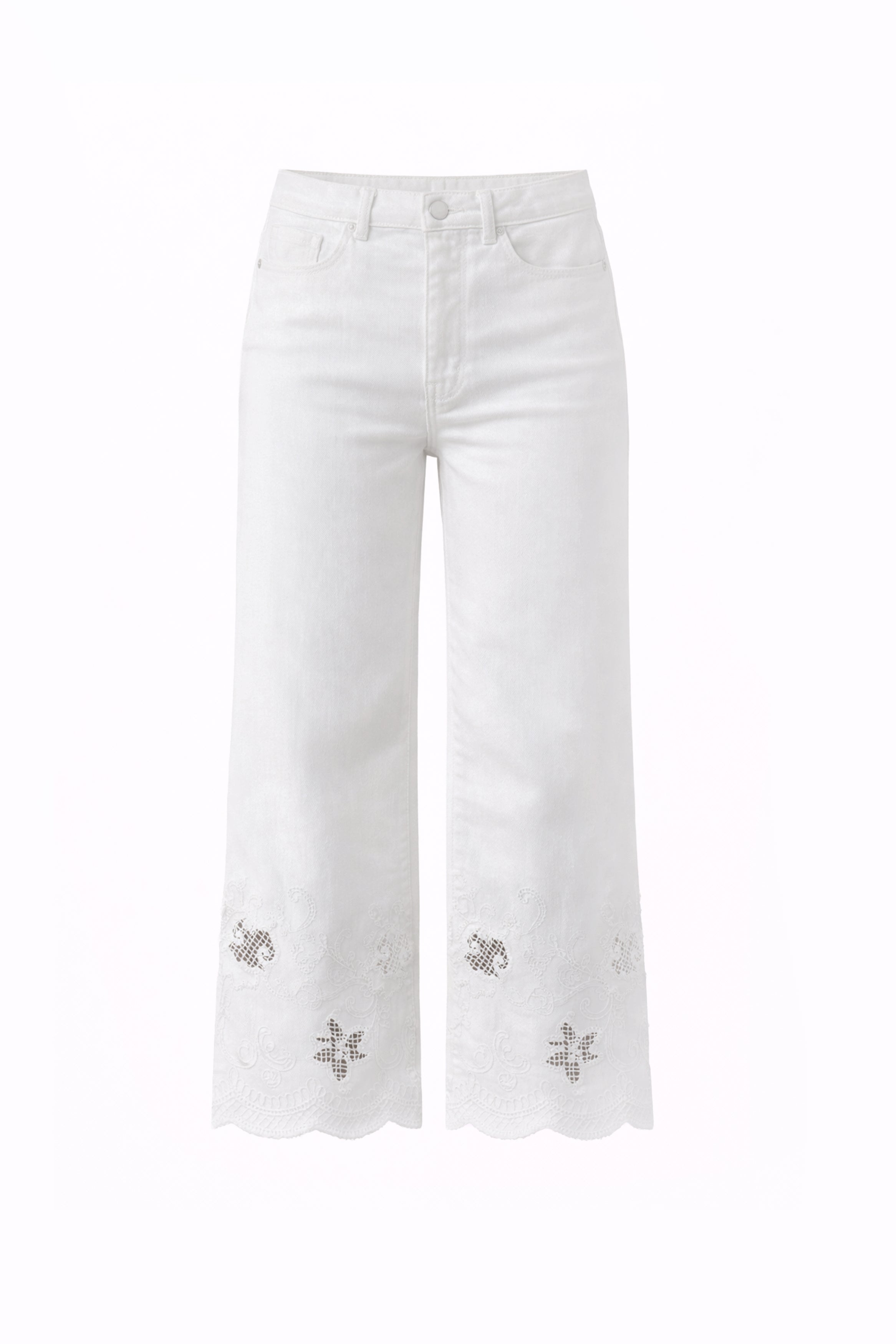 Maison Onado Calvi jean wide écru taille haute