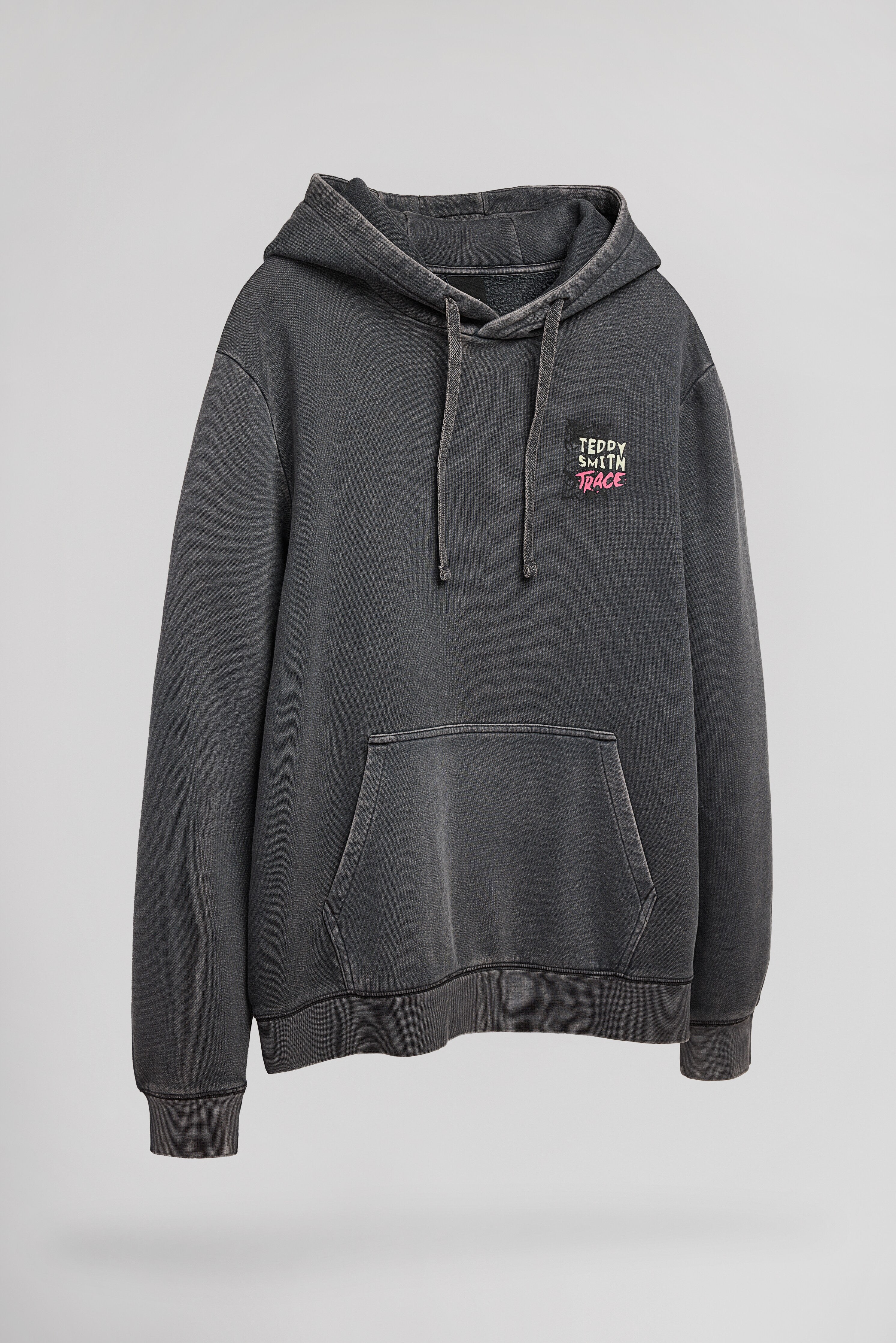 Teddy Smith S-Move Hoody sweat gris anthracite