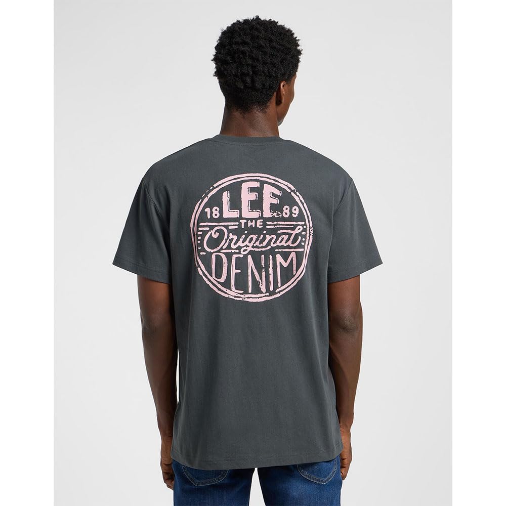Lee Regular Logo Tee t-shirt homme noir coupe regular