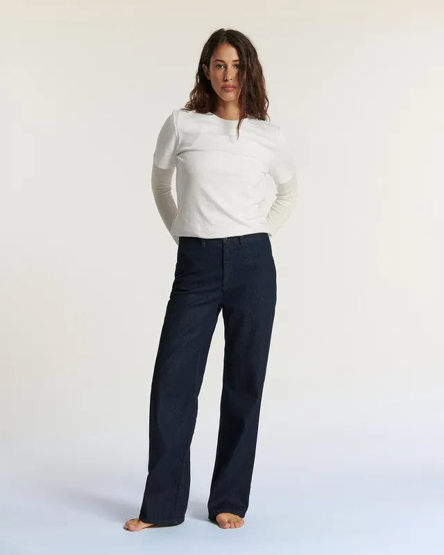 Labdip Swann Brut jean large taille haute brut