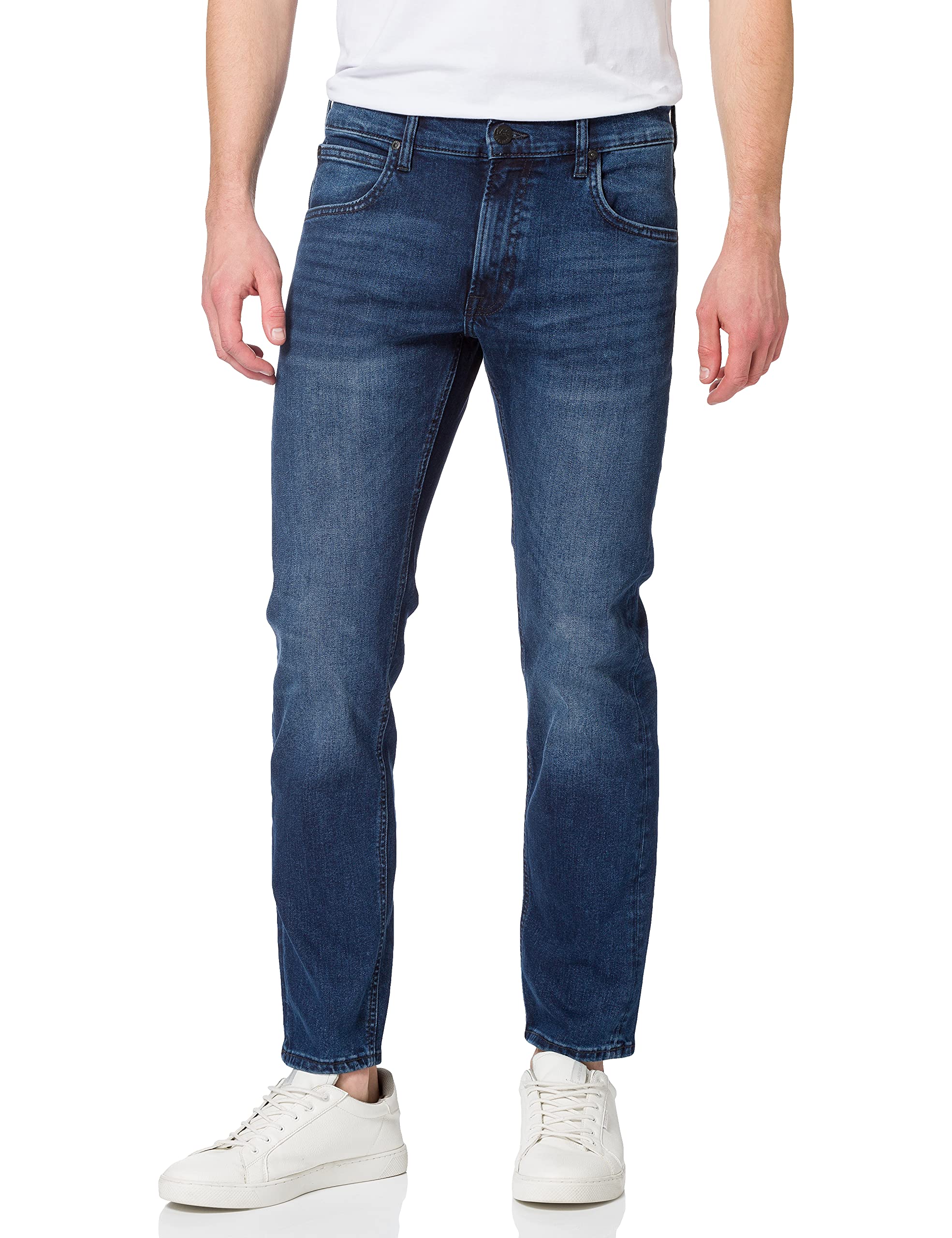Lee Daren jean homme droit bleu denim stretch coton