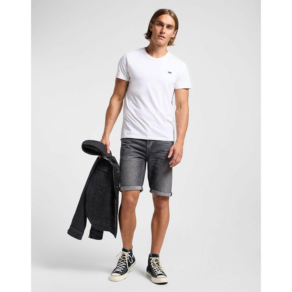 Lee 5 Pocket short homme Washed Otto mi-cuisse