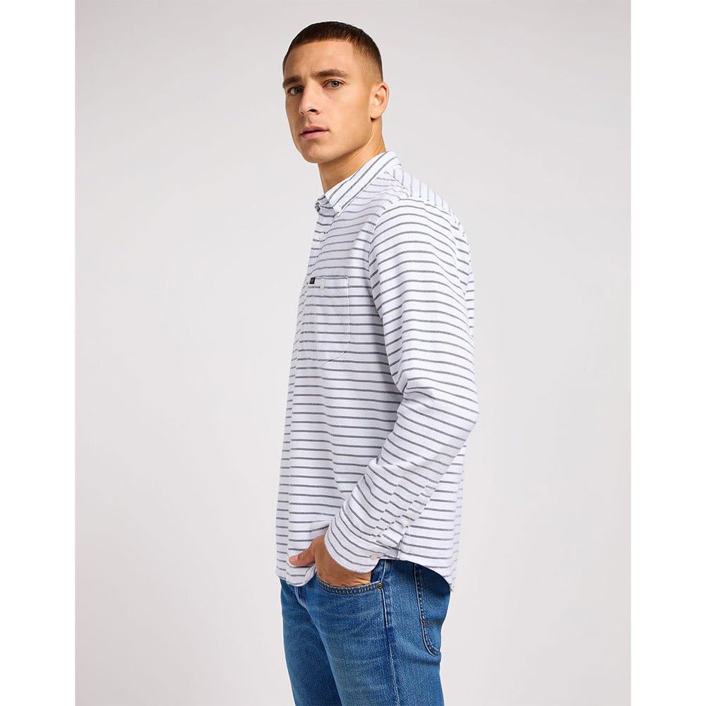 Lee Riveted t-shirt homme Charcoal M coupe classique