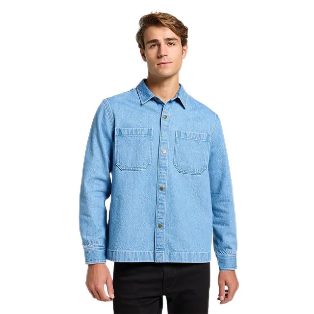 Lee 2 Pkt Overshirt surchemise homme Cappuccino