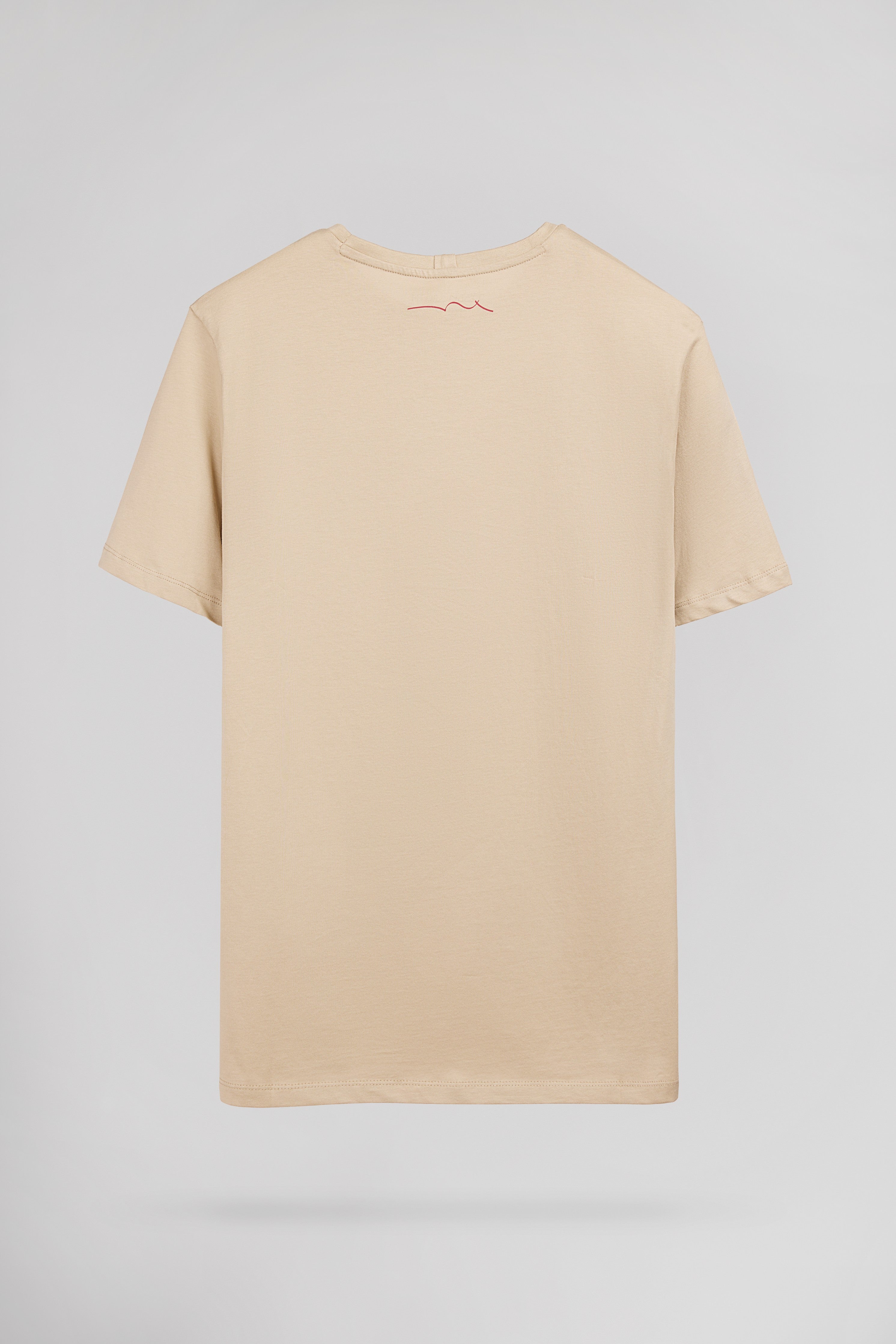 Teddy Smith T-Soy 2 MC t-shirt Soft Grège uni coton
