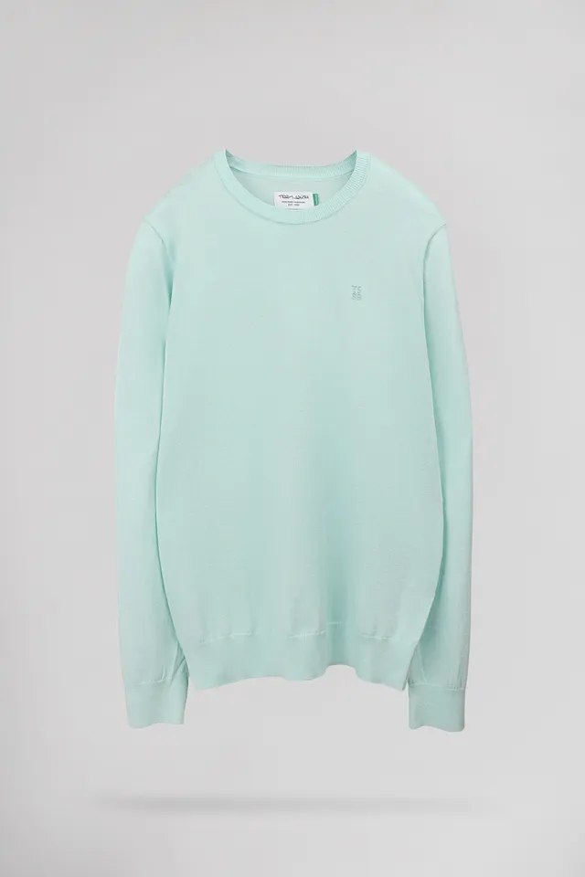 Teddy Smith P-Martino pull col rond menthol ajusté