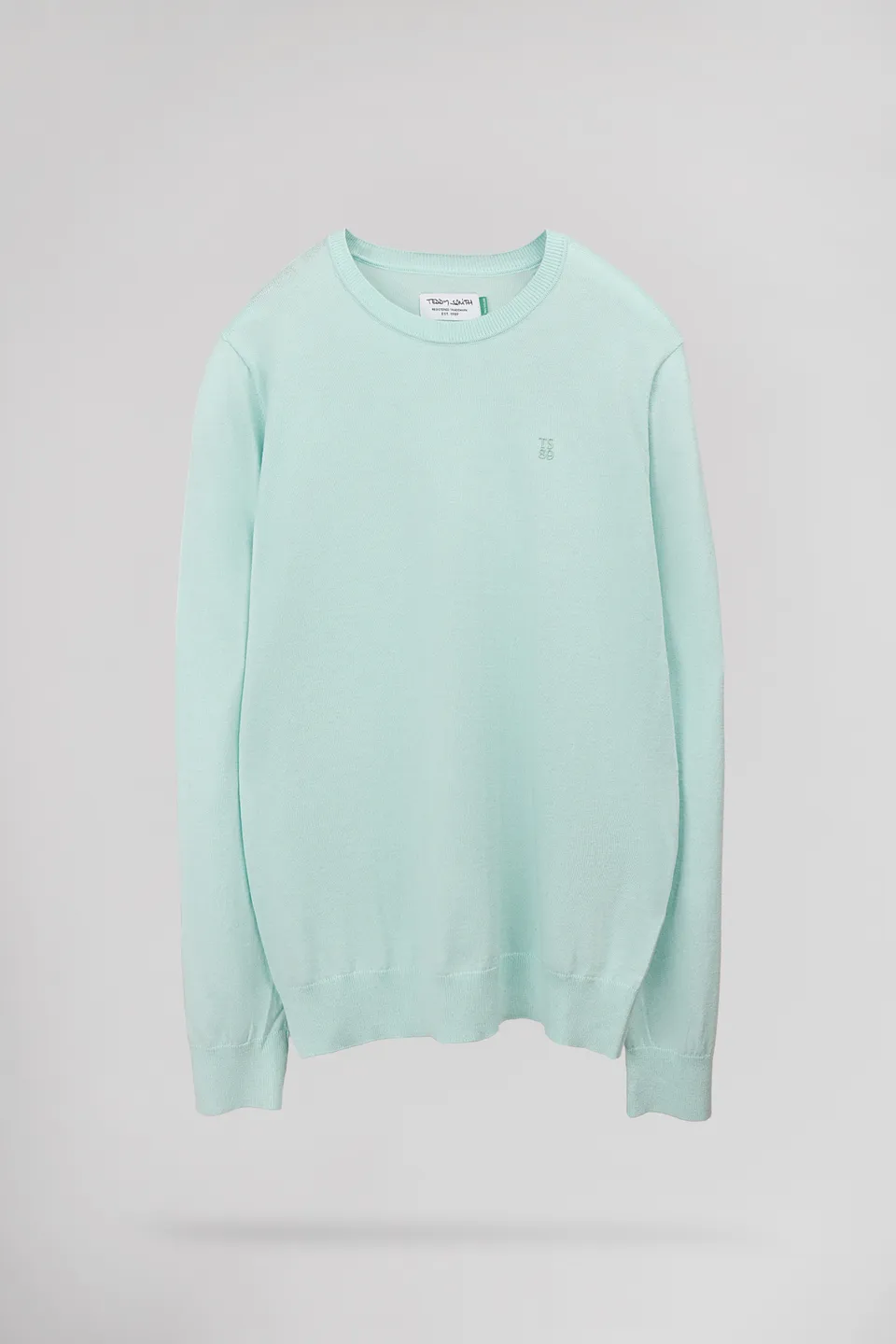 Teddy Smith P-Martino pull col rond menthol ajusté