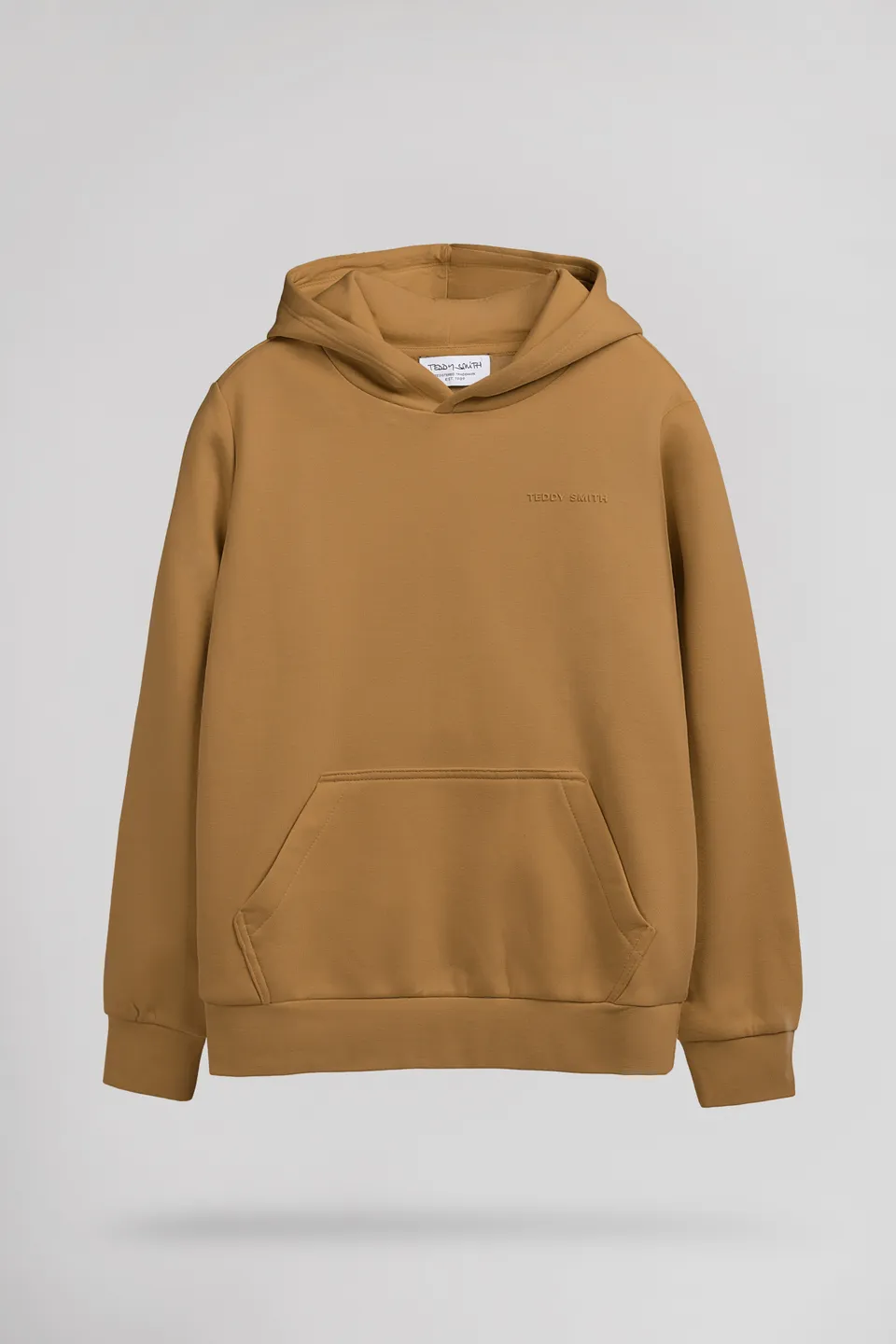 Teddy Smith S-Nark Hoody JR Sweat capuche noisette garçon