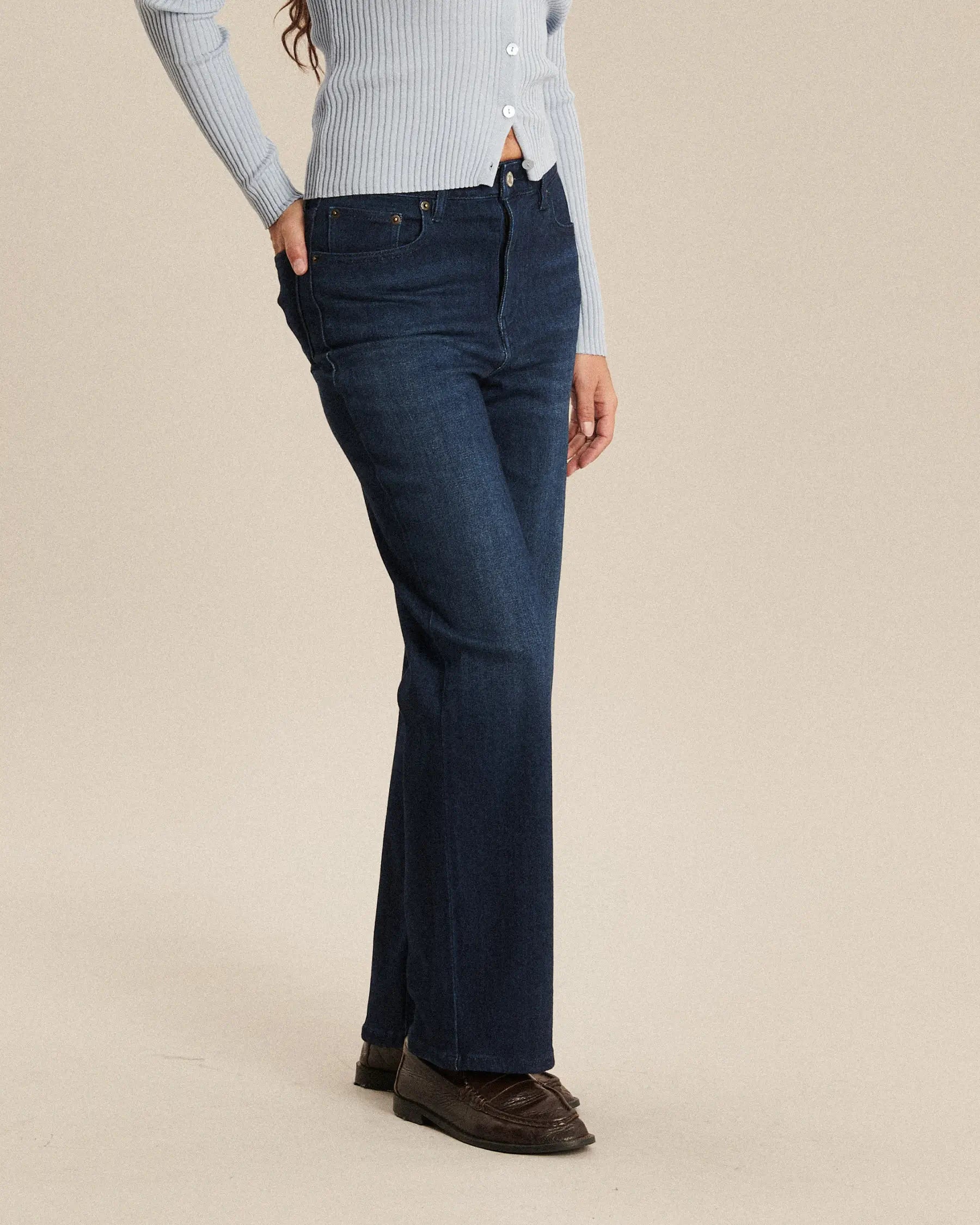 Labdip Romy GB 50 jean droit bleu stretch confort