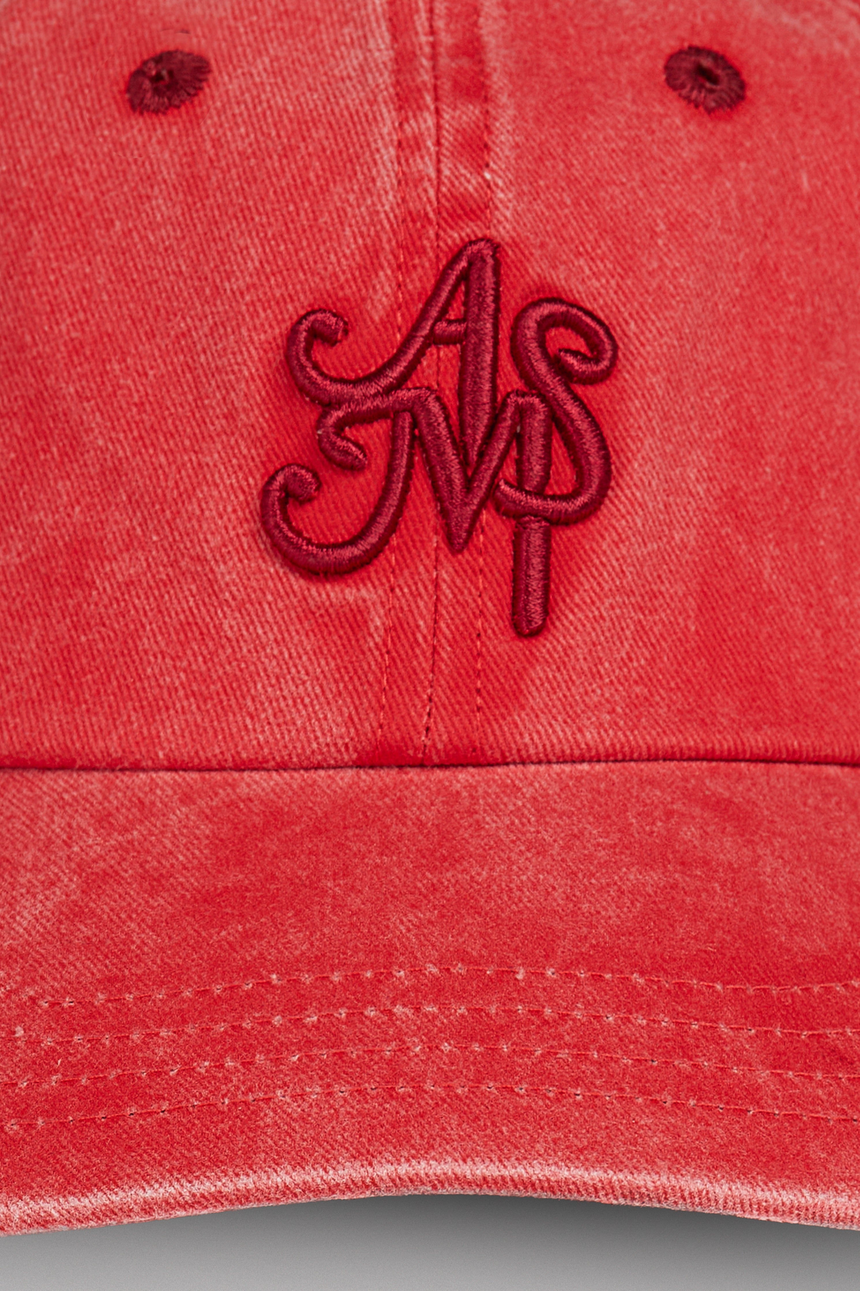 Teddy Smith C-Cap Monaco casquette rouge coton brodée
