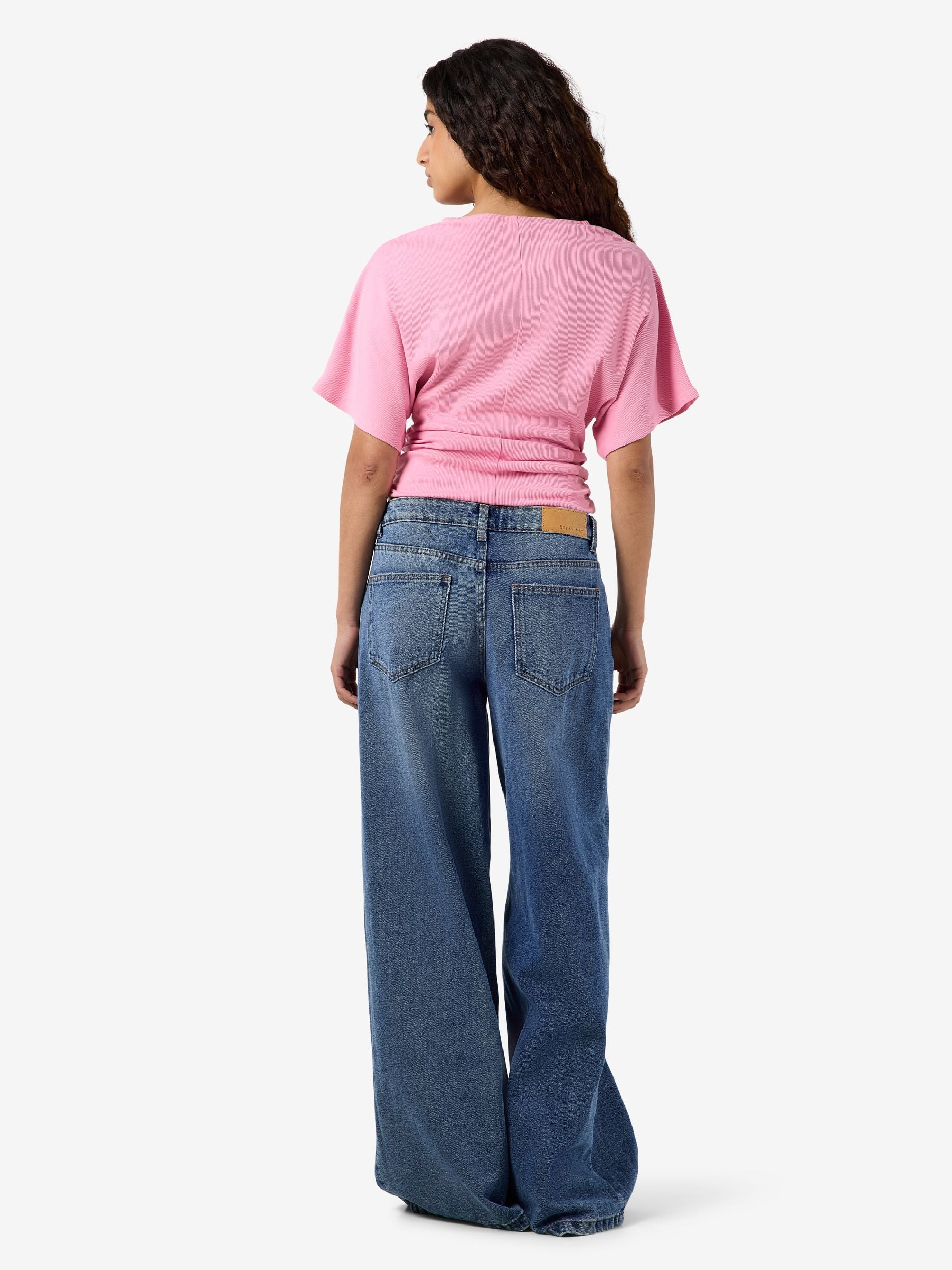 Noisy May Abbi t-shirt coton bio ruché manches courtes