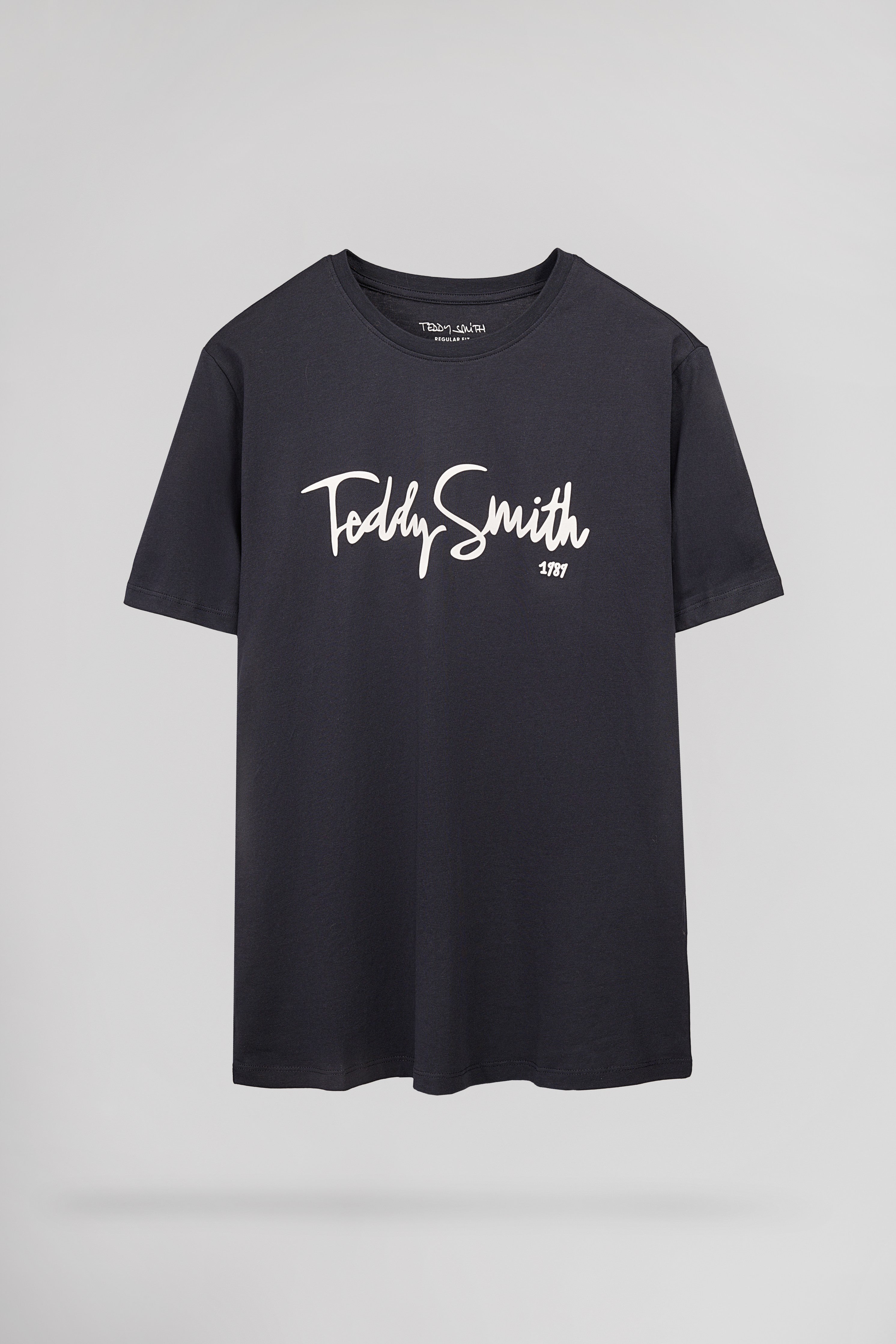 TEDDY SMITH T-EVRY MC t-shirt bleu marine coton