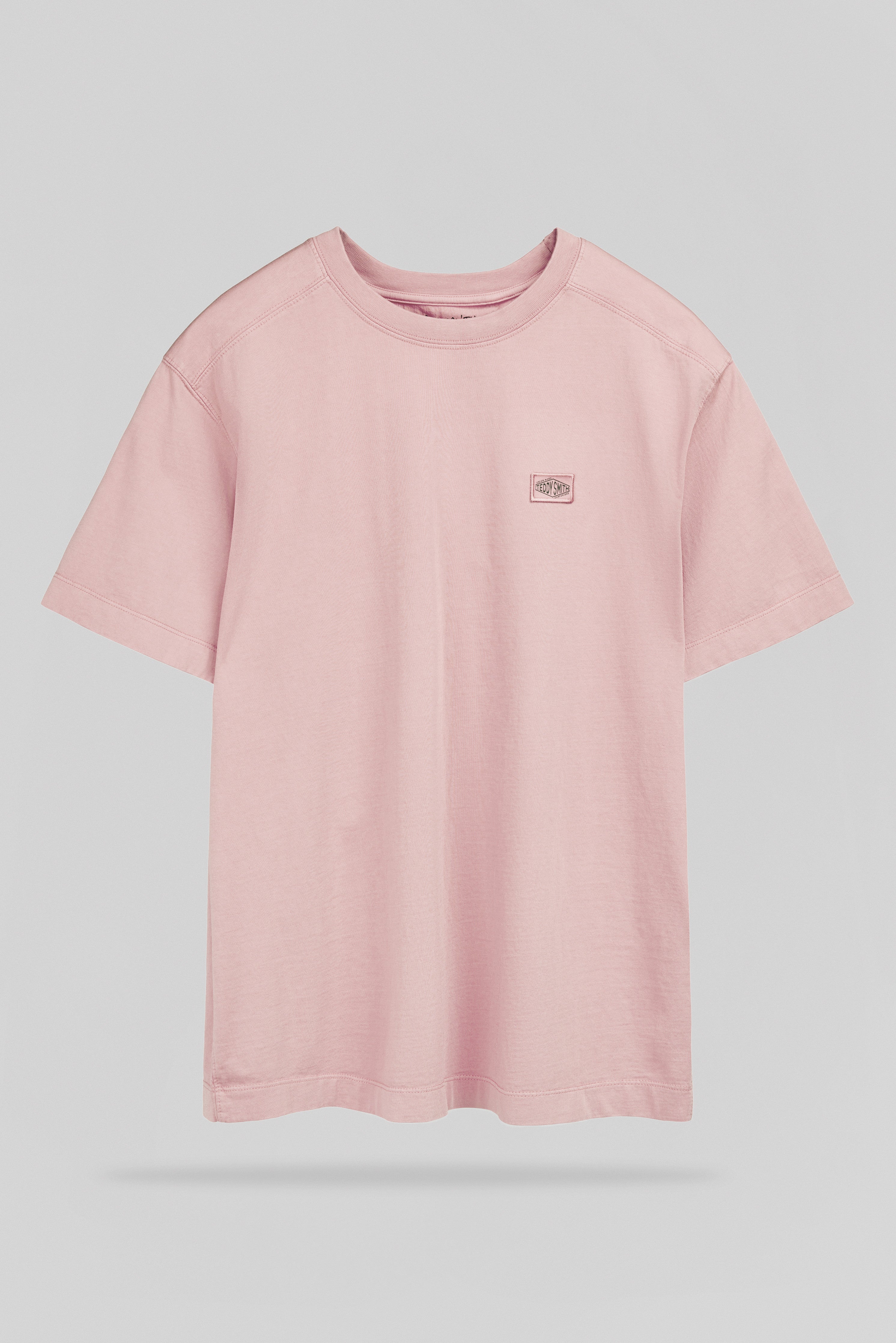 Teddy Smith T-Nateo MC t-shirt rose pastel homme délavé