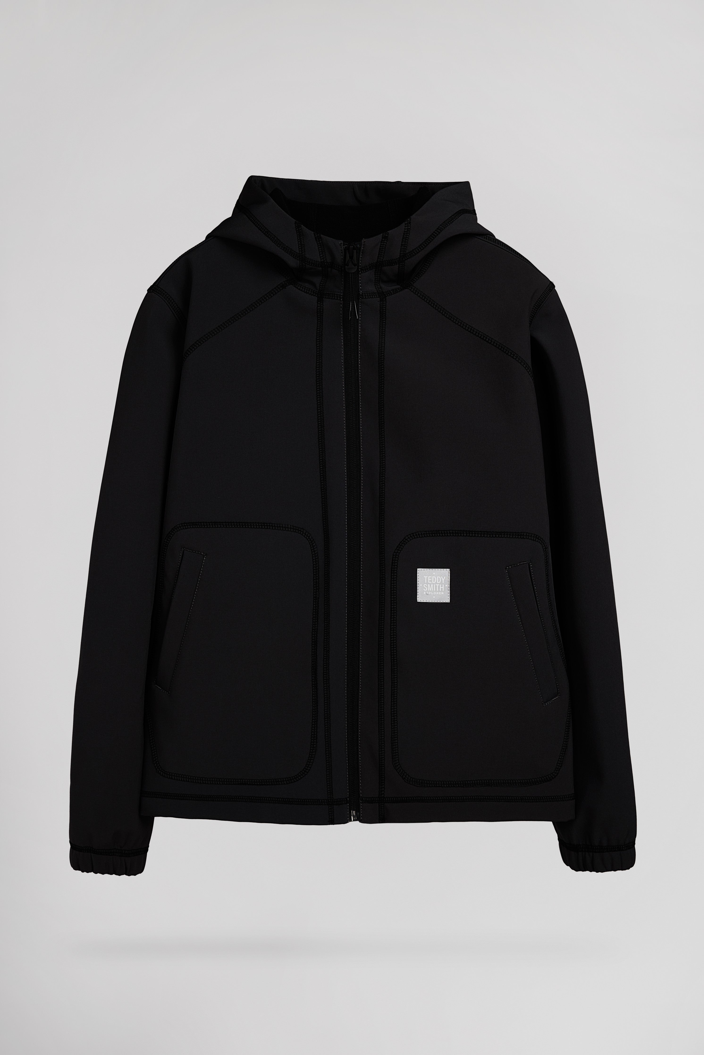 Teddy Smith B-Randy JR blouson softshell noir garcon