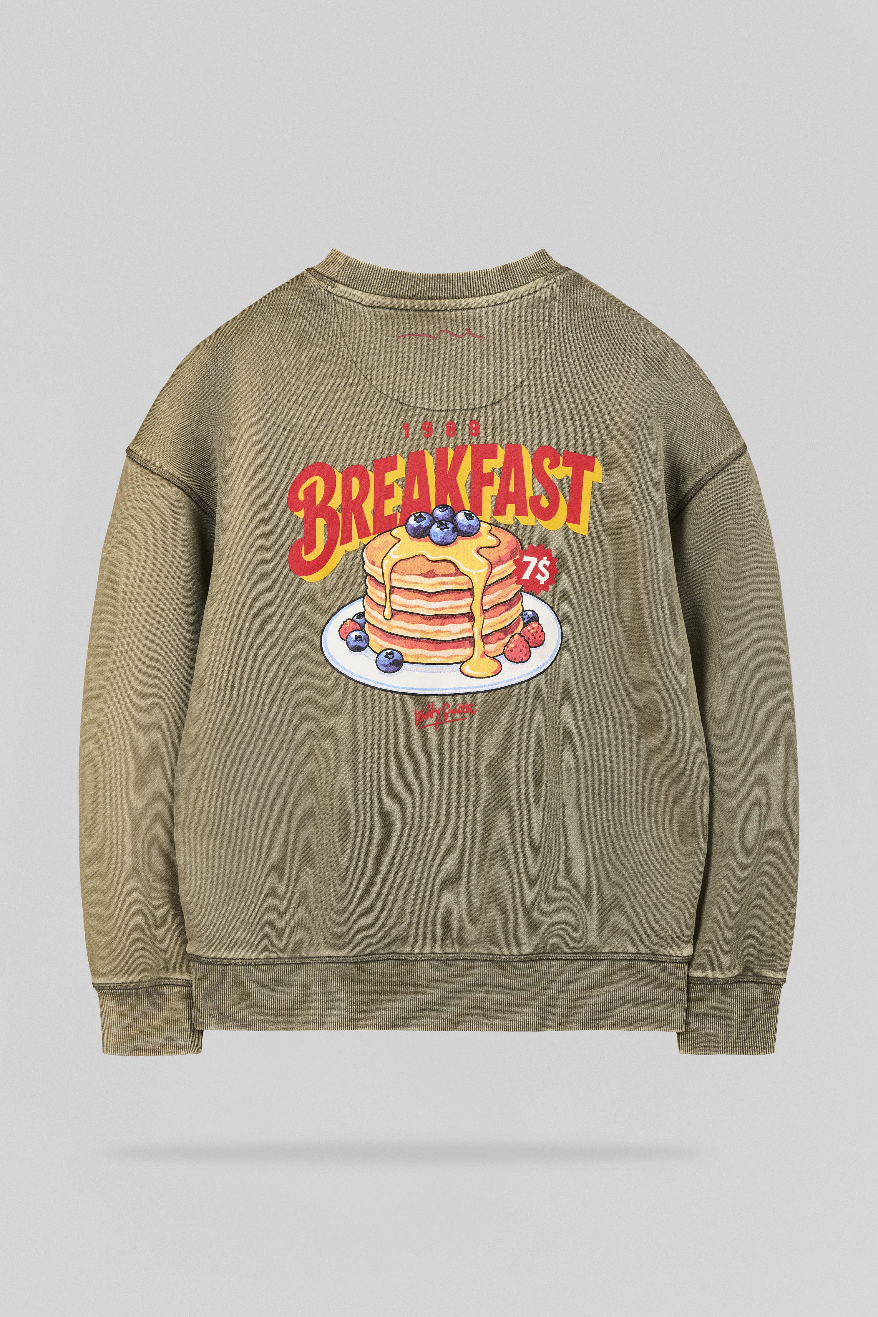 Teddy Smith S-Breakfast RC JR sweat kaki coton