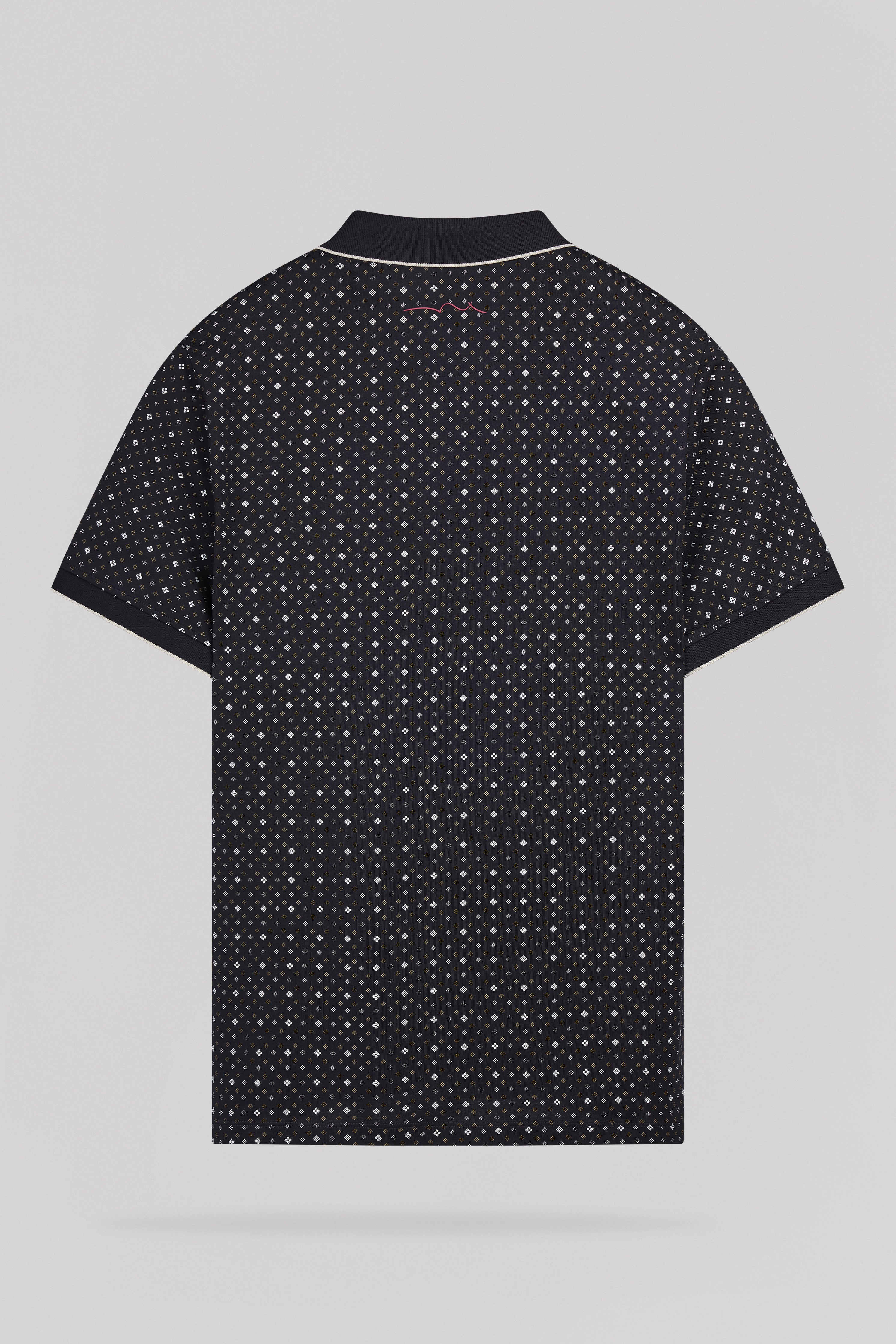 TEDDY SMITH PASY 2 polo homme dark navy micro-motif coton