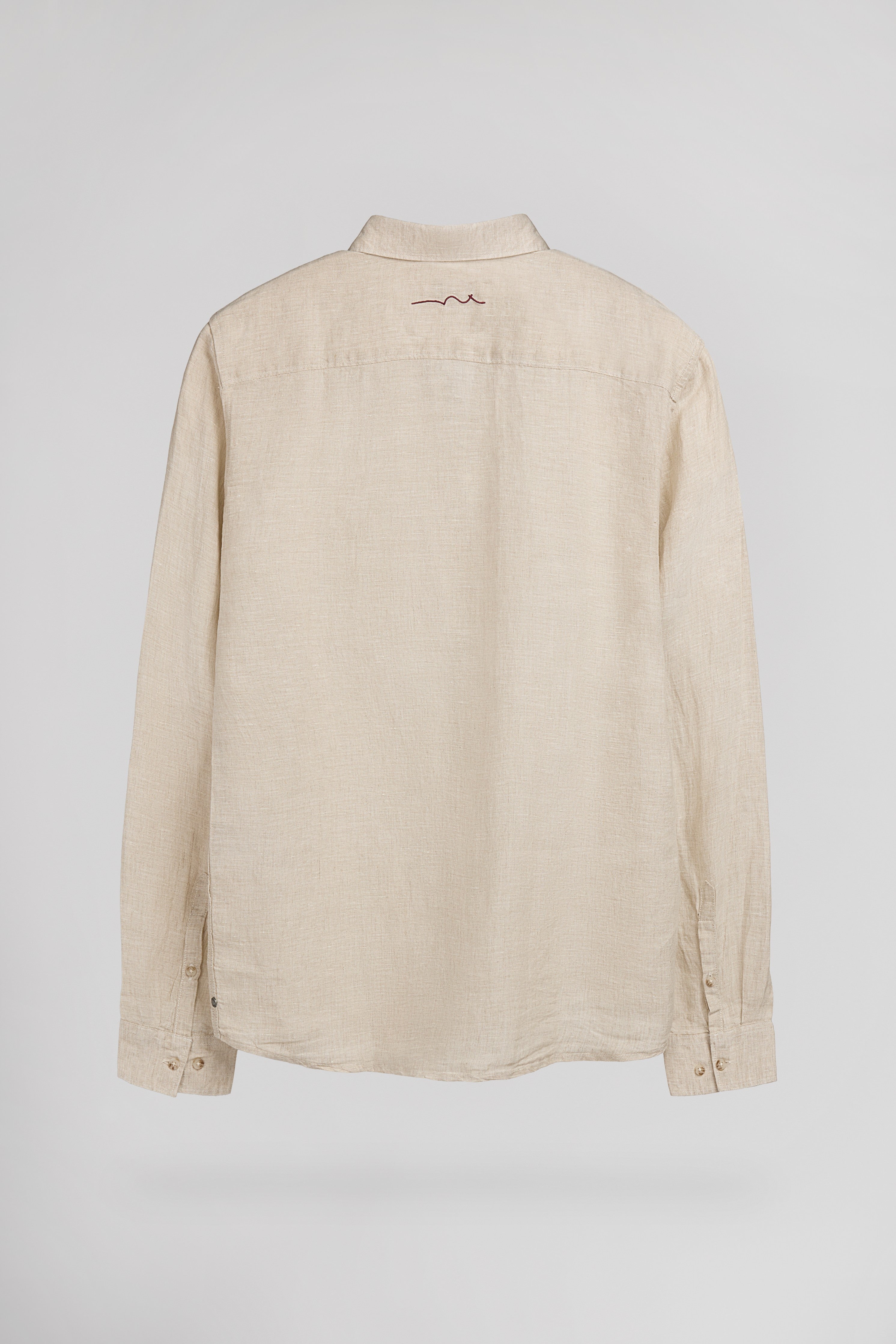 Teddy Smith C-Linen ML chemise lin beige homme