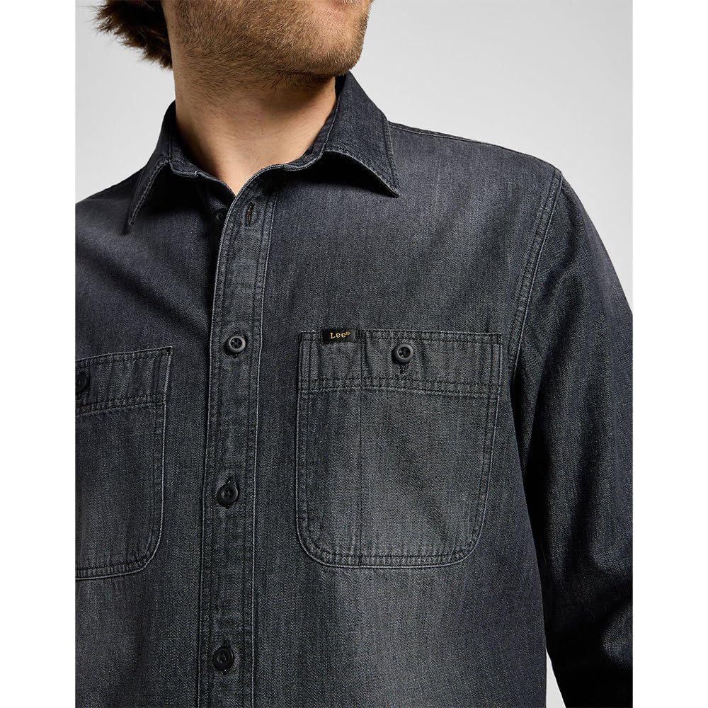 Lee Worker Shirt 2.0 chemise homme gris granit S