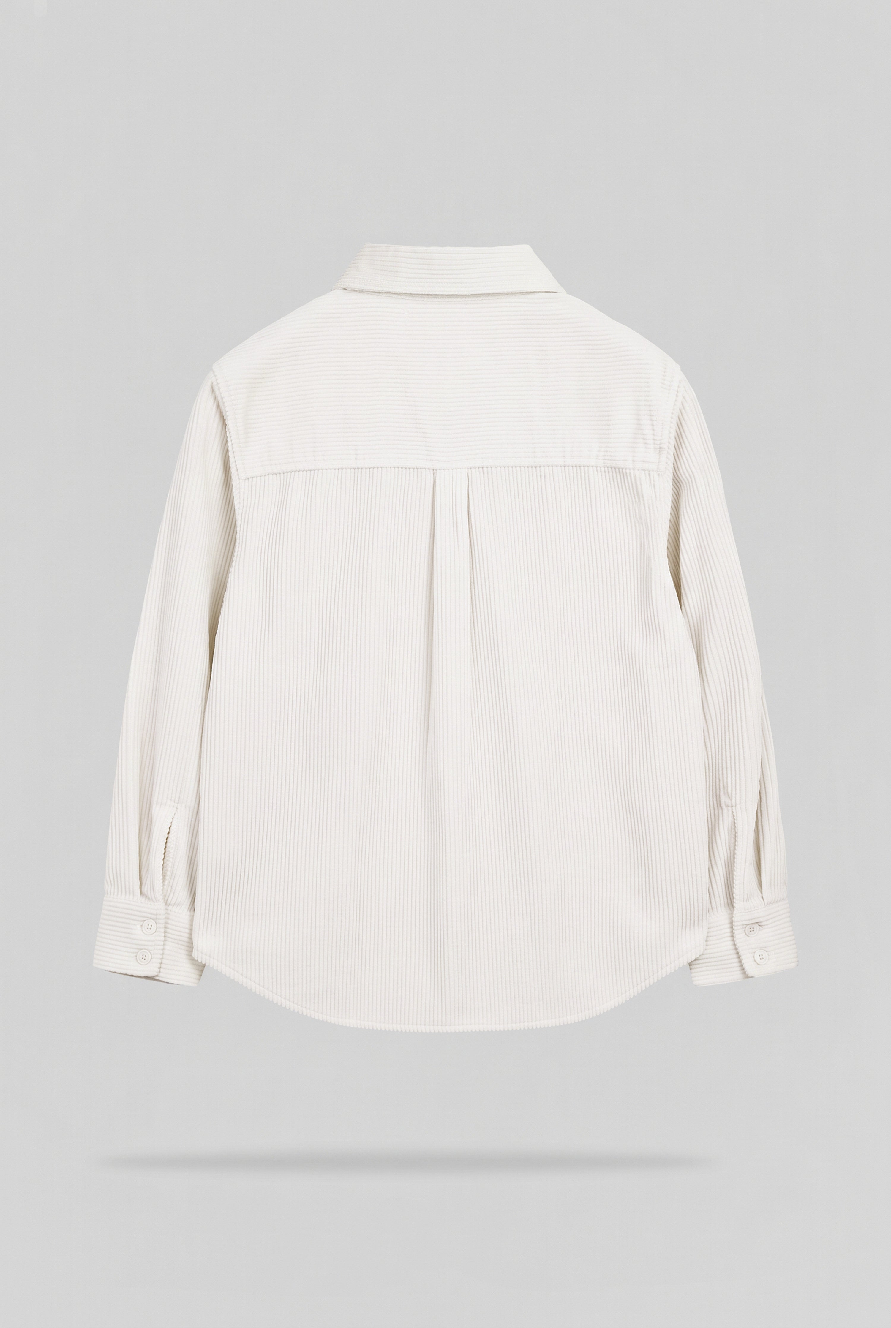 Teddy Smith C-Alia ML chemise femme velours blanc oversize