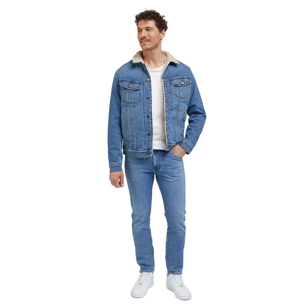 Lee Sherpa Jacket Veste homme bleu vrai bleu taille S