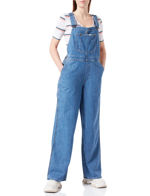 Lee Loose Bib salopette femme XS denim One Mid